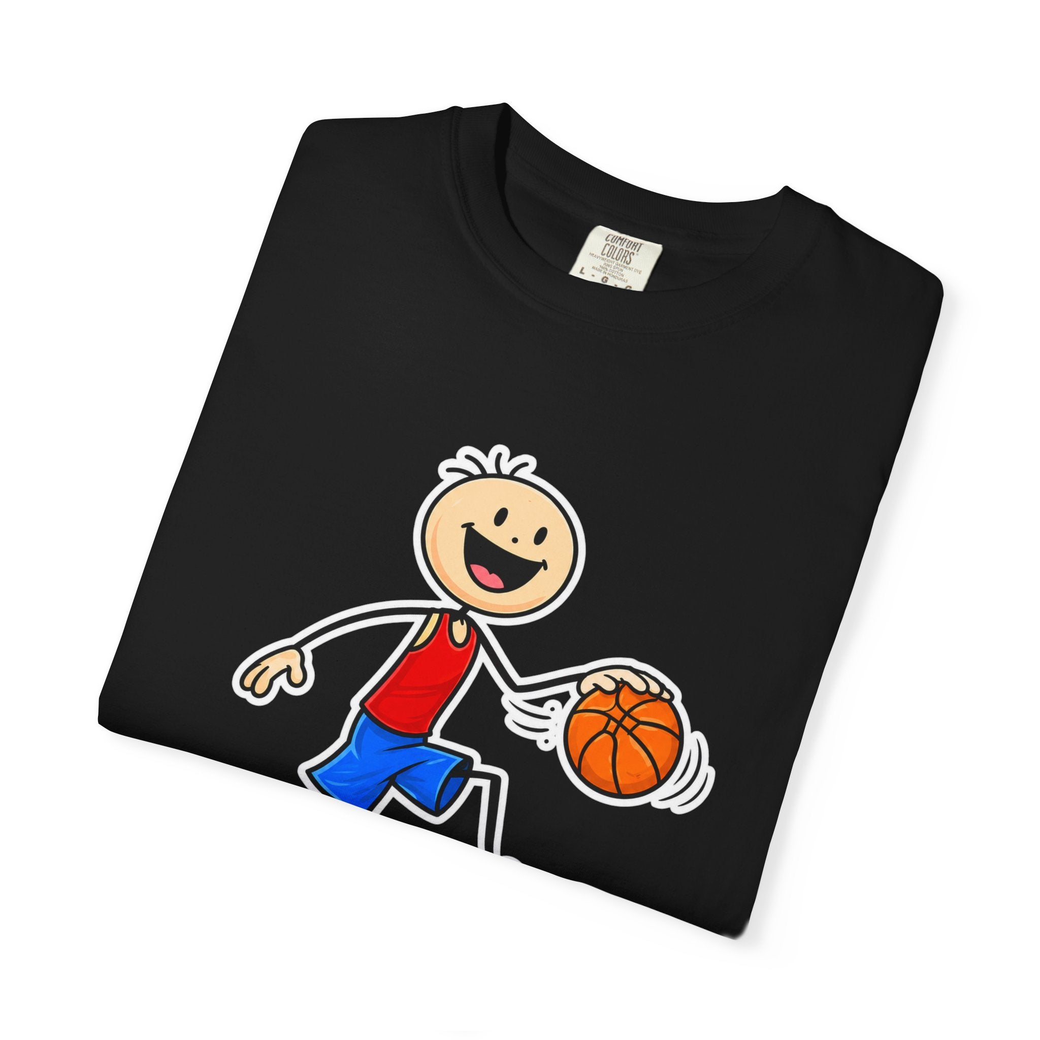 Basketball stck figure T-Shirt — "is my life" Sports Graphic Tee
