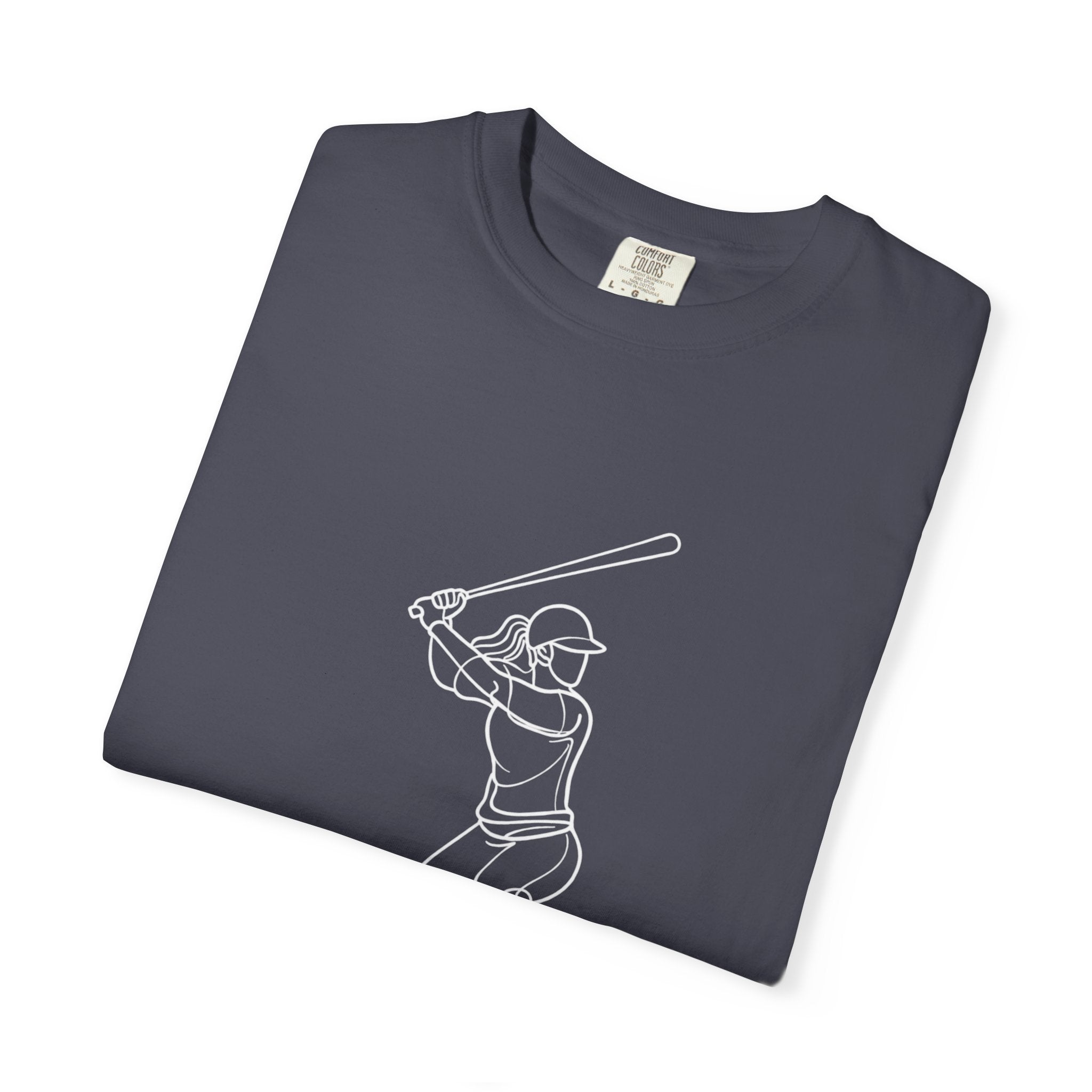 Baseball batter Outline Short Sleeve T-Shirt