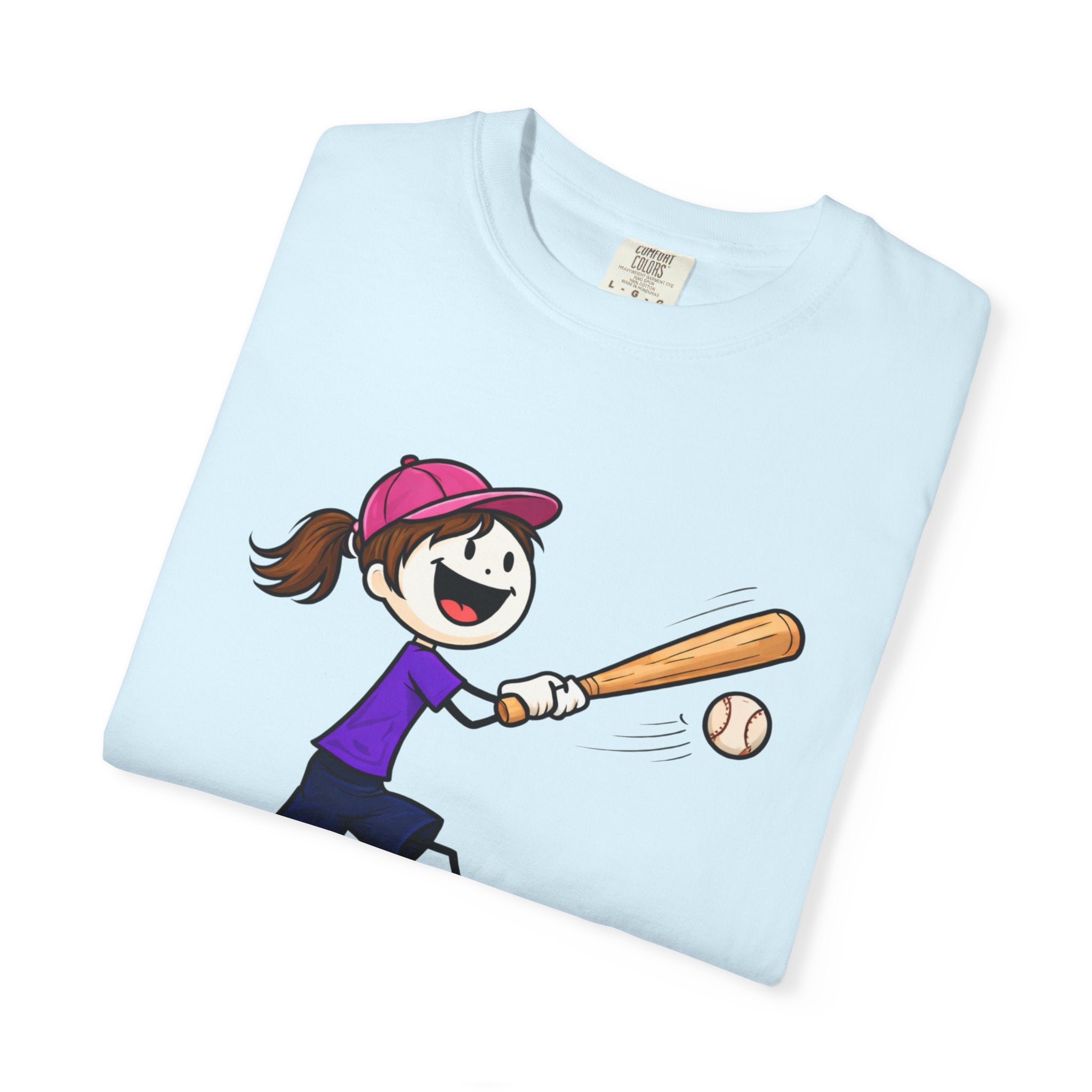 Baseball Figure Short Sleeve T-Shirt