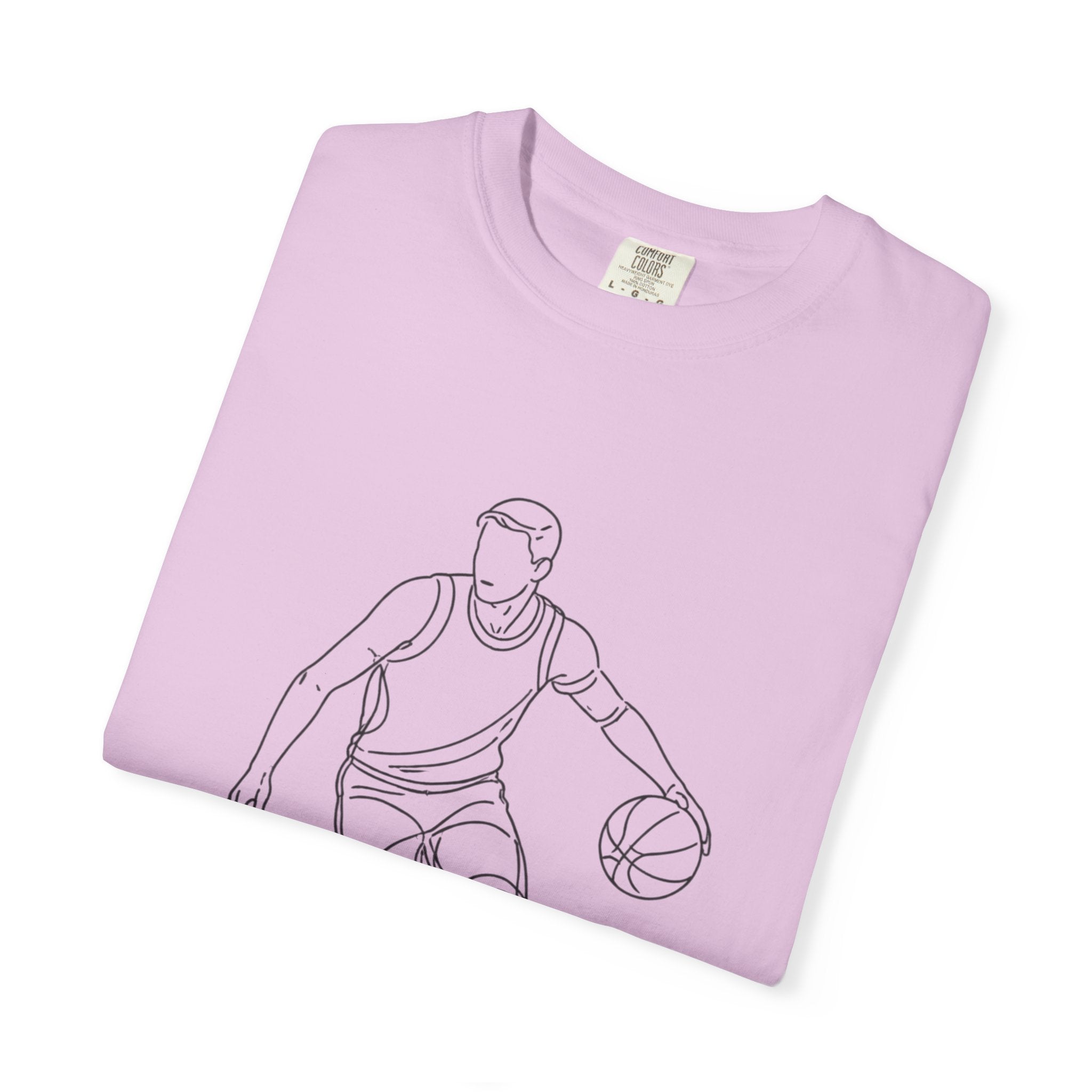Basketball Is My Life T-Shirt — Minimal Line Art Basketball Tee