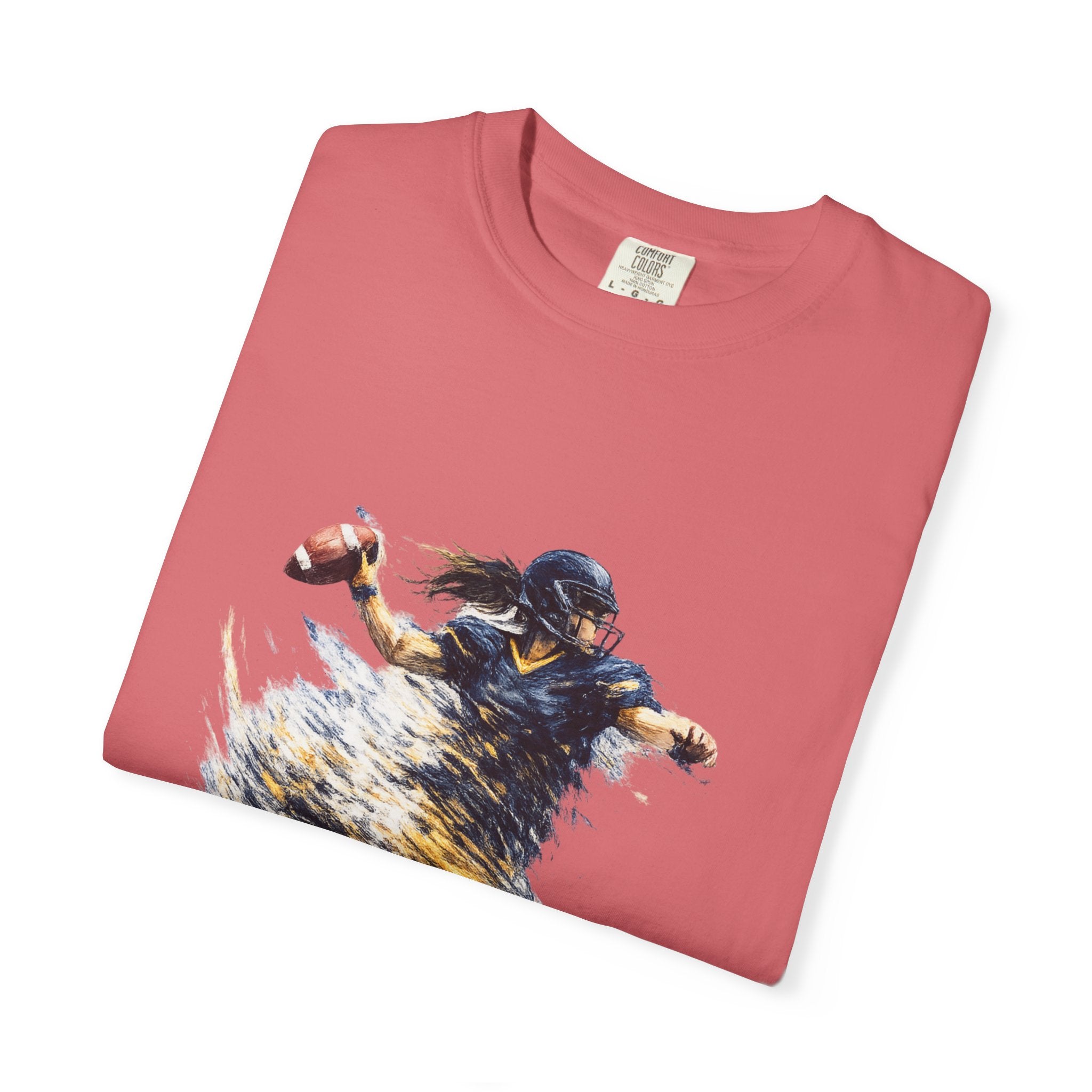 Football Female Player 'Is My Life' Graphic T-Shirt