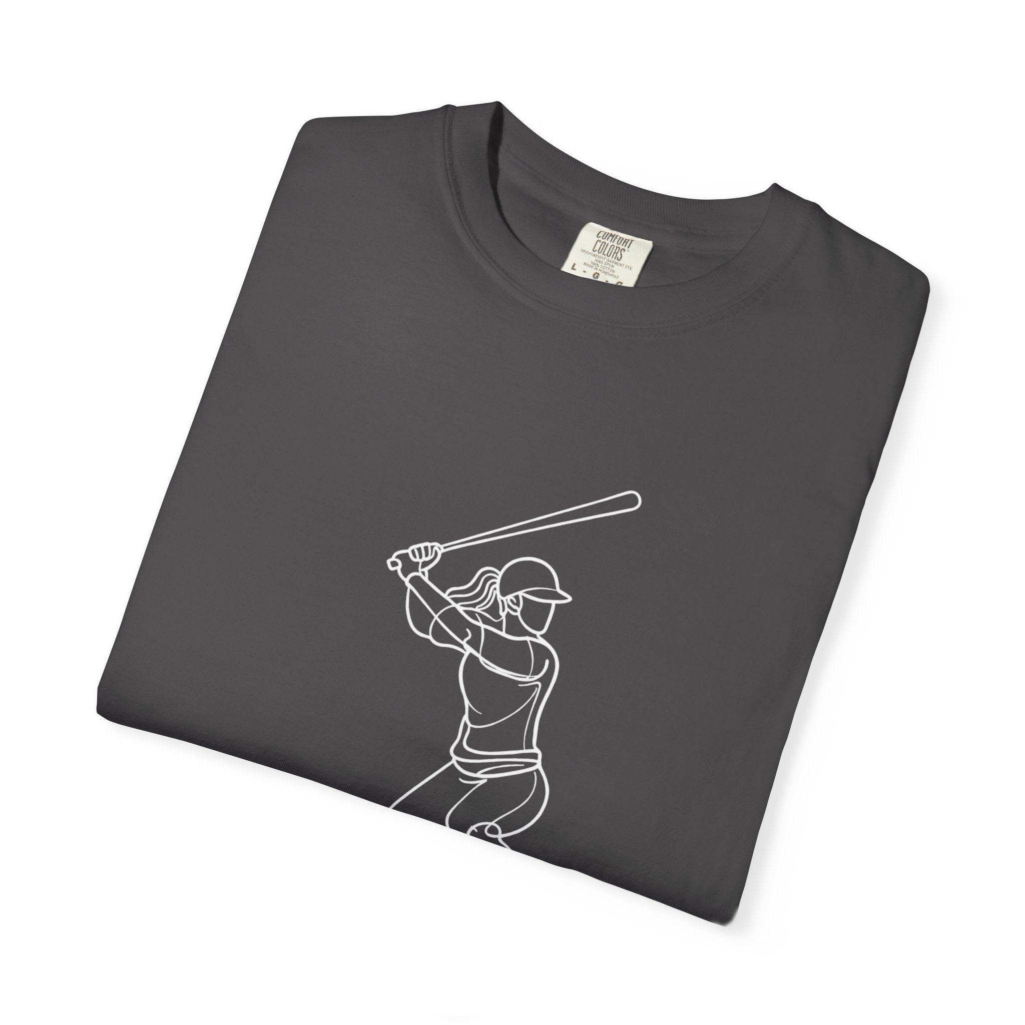 Baseball batter Outline Short Sleeve T-Shirt