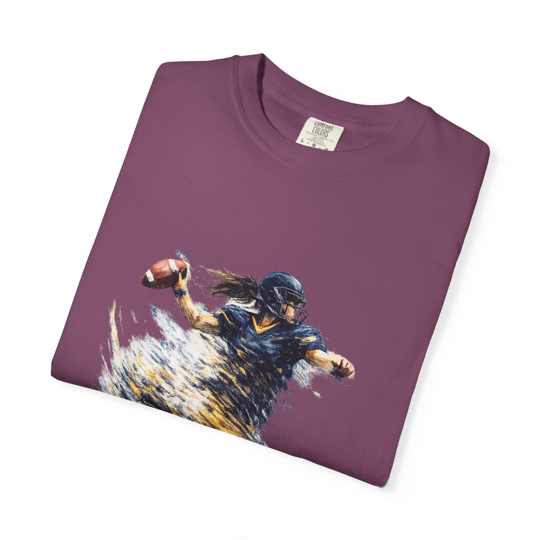 Football Female Player 'Is My Life' Graphic T-Shirt