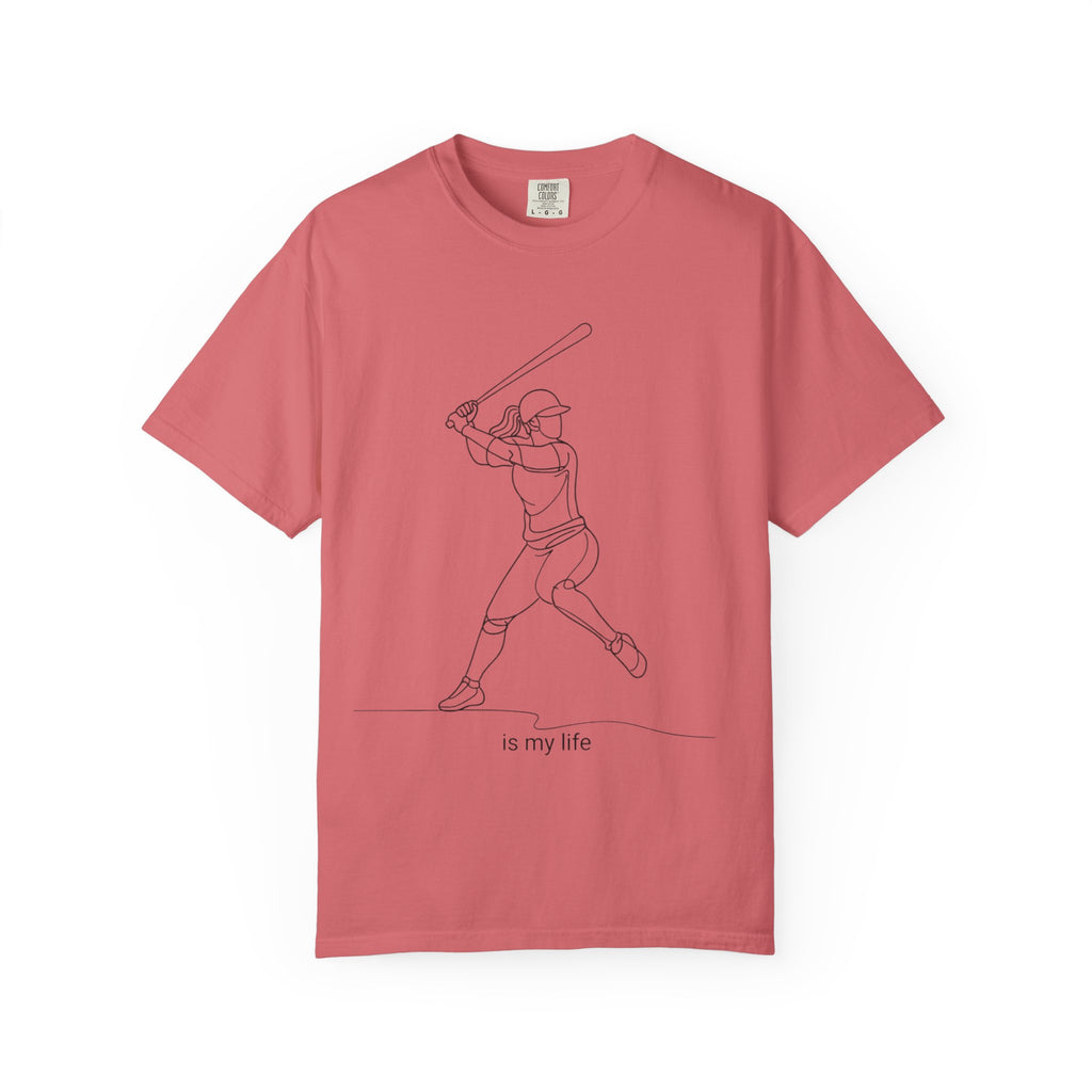 Baseball batter Outline Short Sleeve T-Shirt
