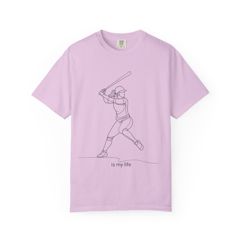 Baseball batter Outline Short Sleeve T-Shirt