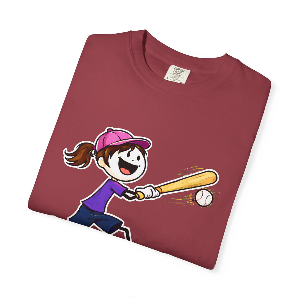 Baseball Figure Short Sleeve T-Shirt