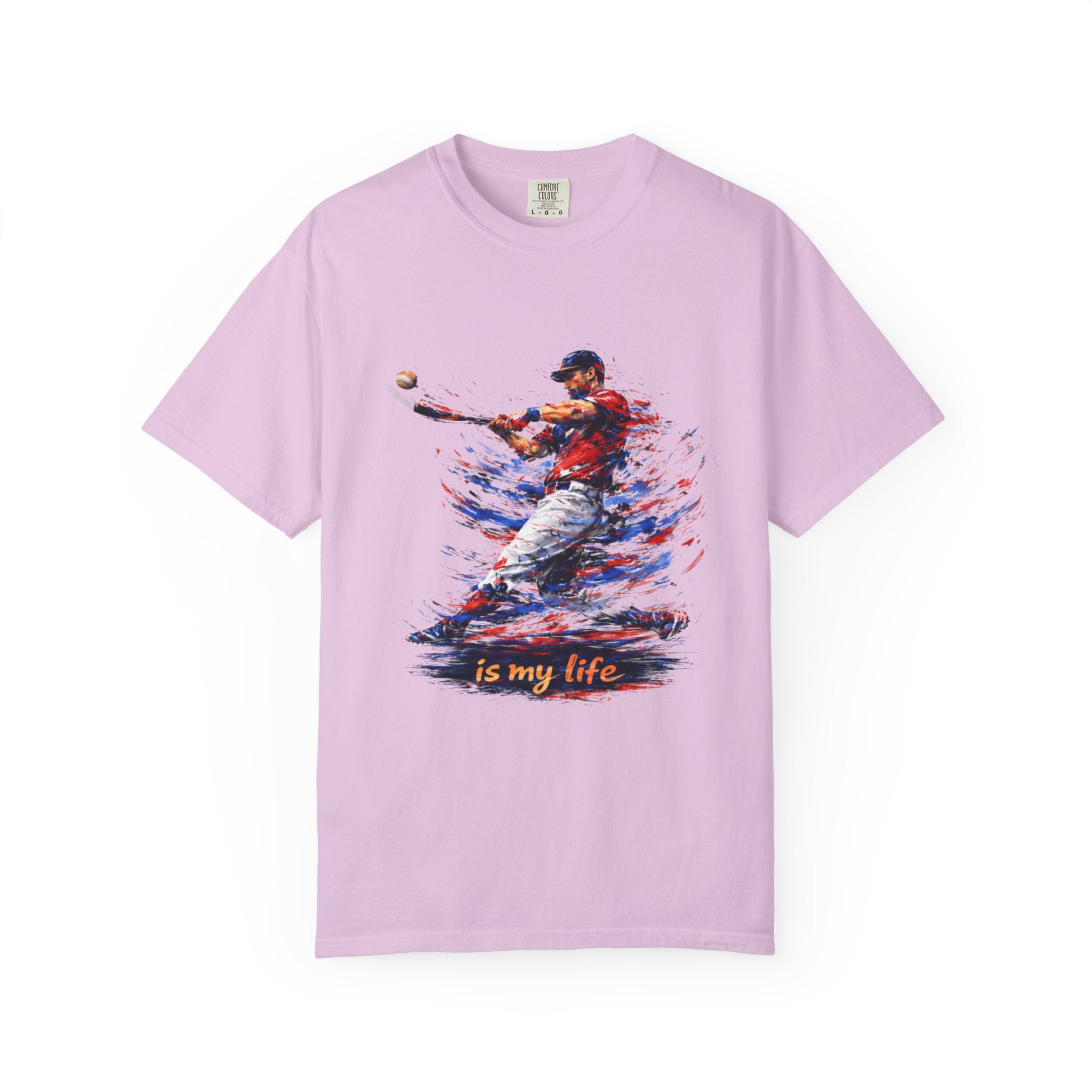Baseball Brushstroke Short Sleeve T-Shirt