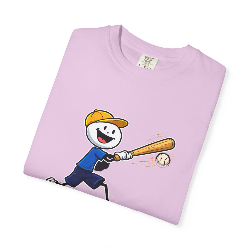 Baseball Figure Short Sleeve T-Shirt