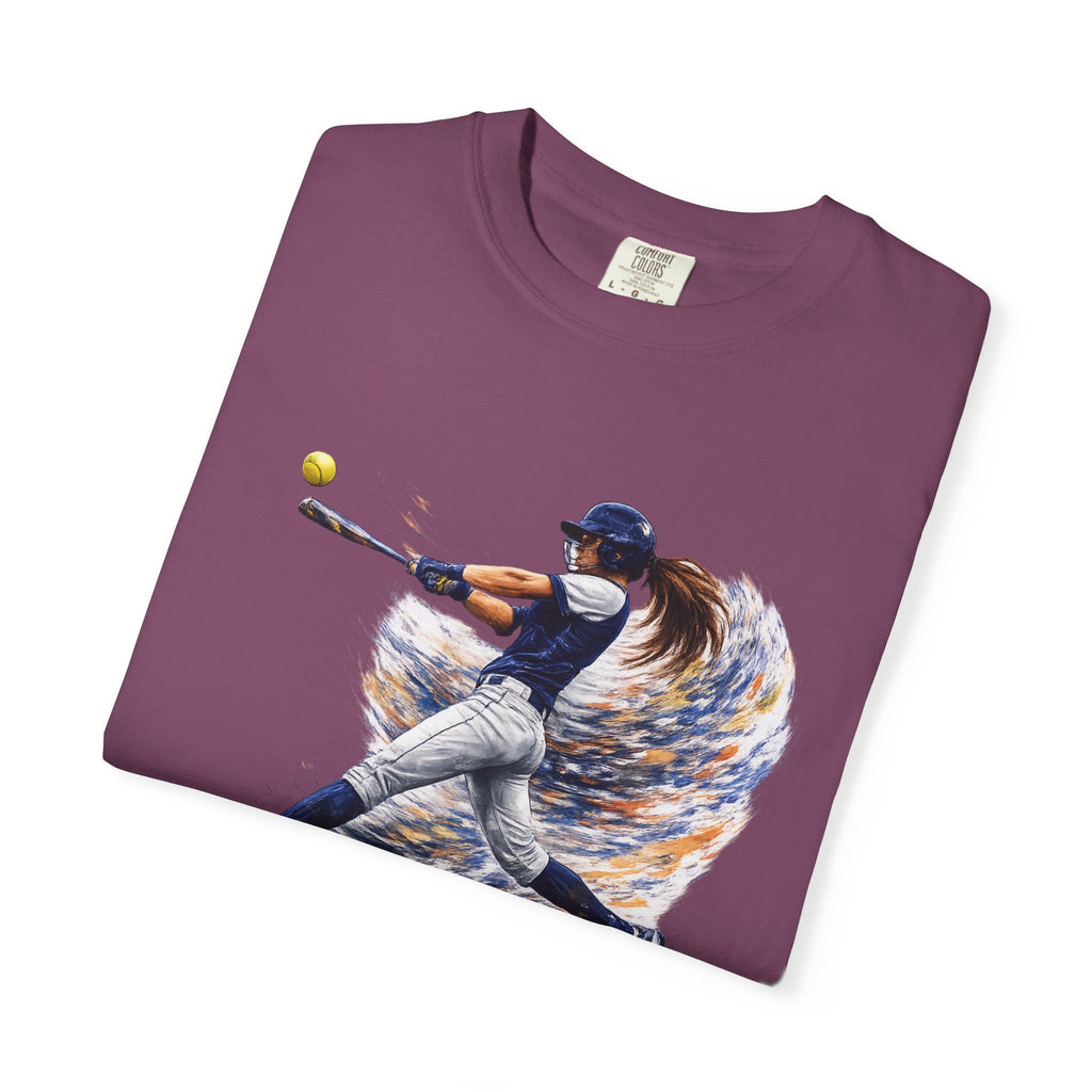 Baseball Batter Brushstroke Short Sleeve T-Shirt