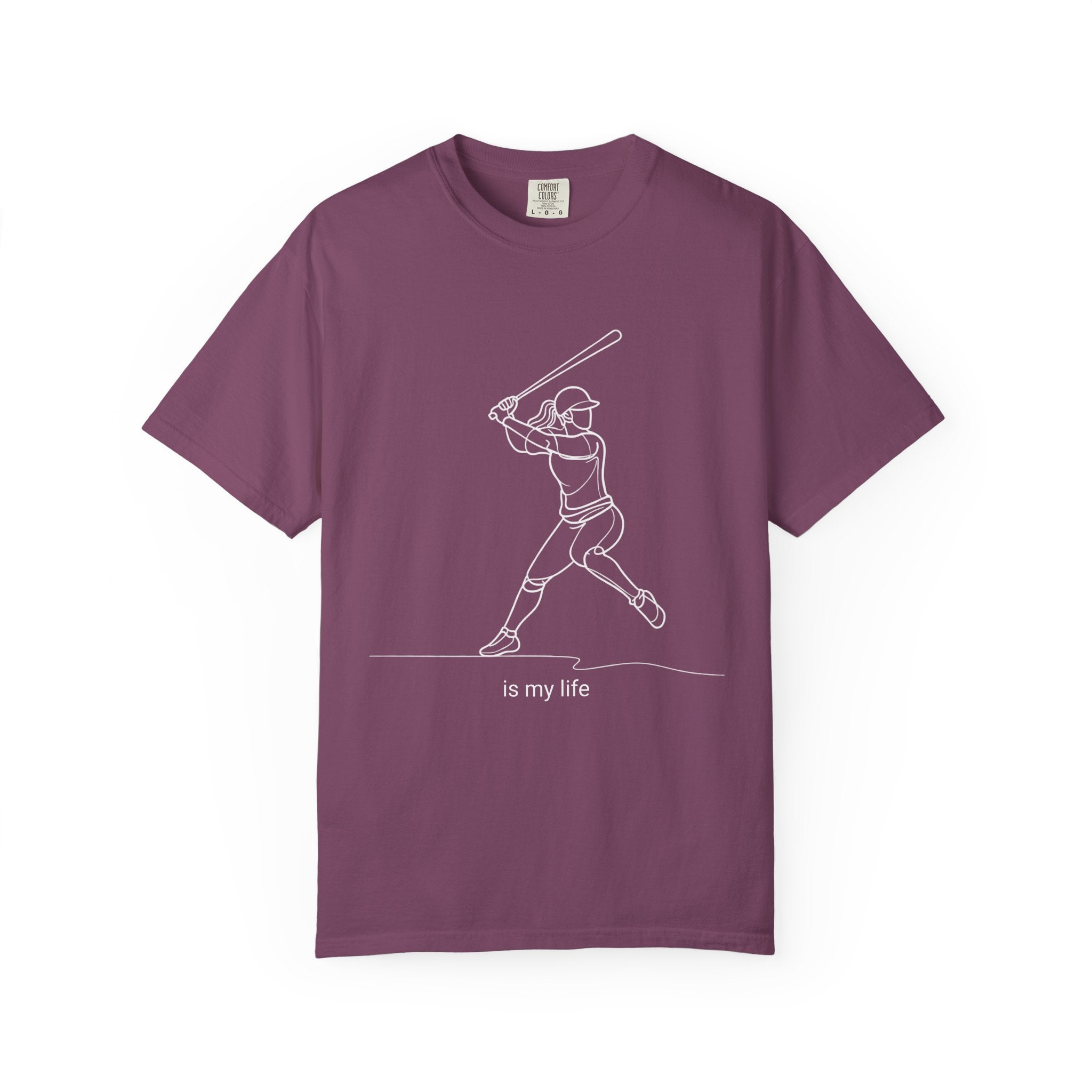 Baseball batter Outline Short Sleeve T-Shirt