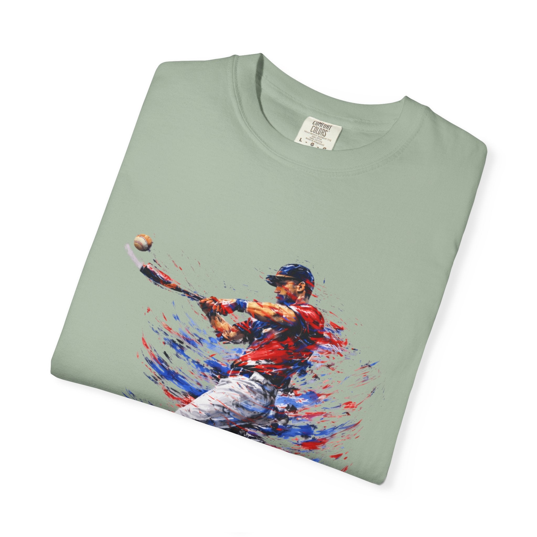 Baseball Brushstroke Short Sleeve T-Shirt