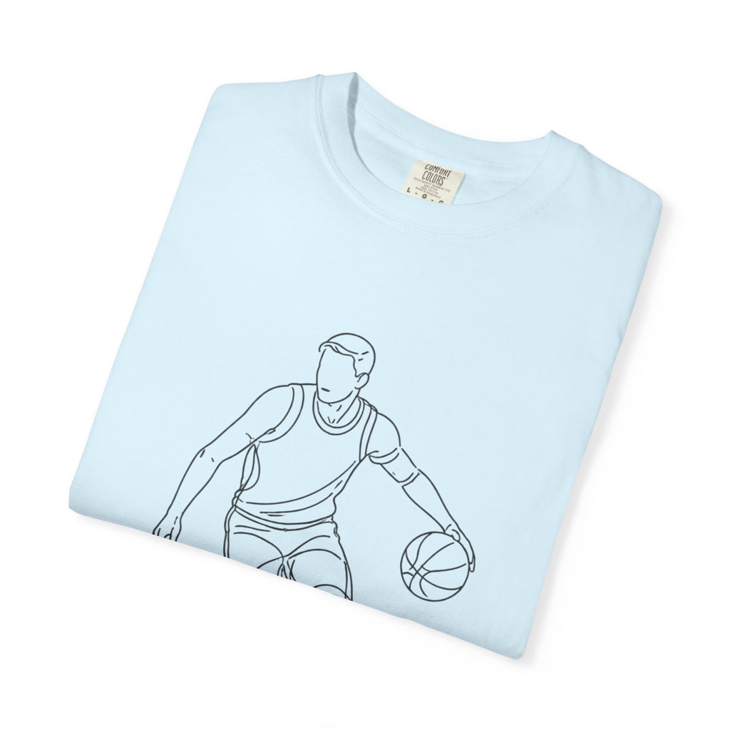 Basketball Is My Life T-Shirt — Minimal Line Art Basketball Tee