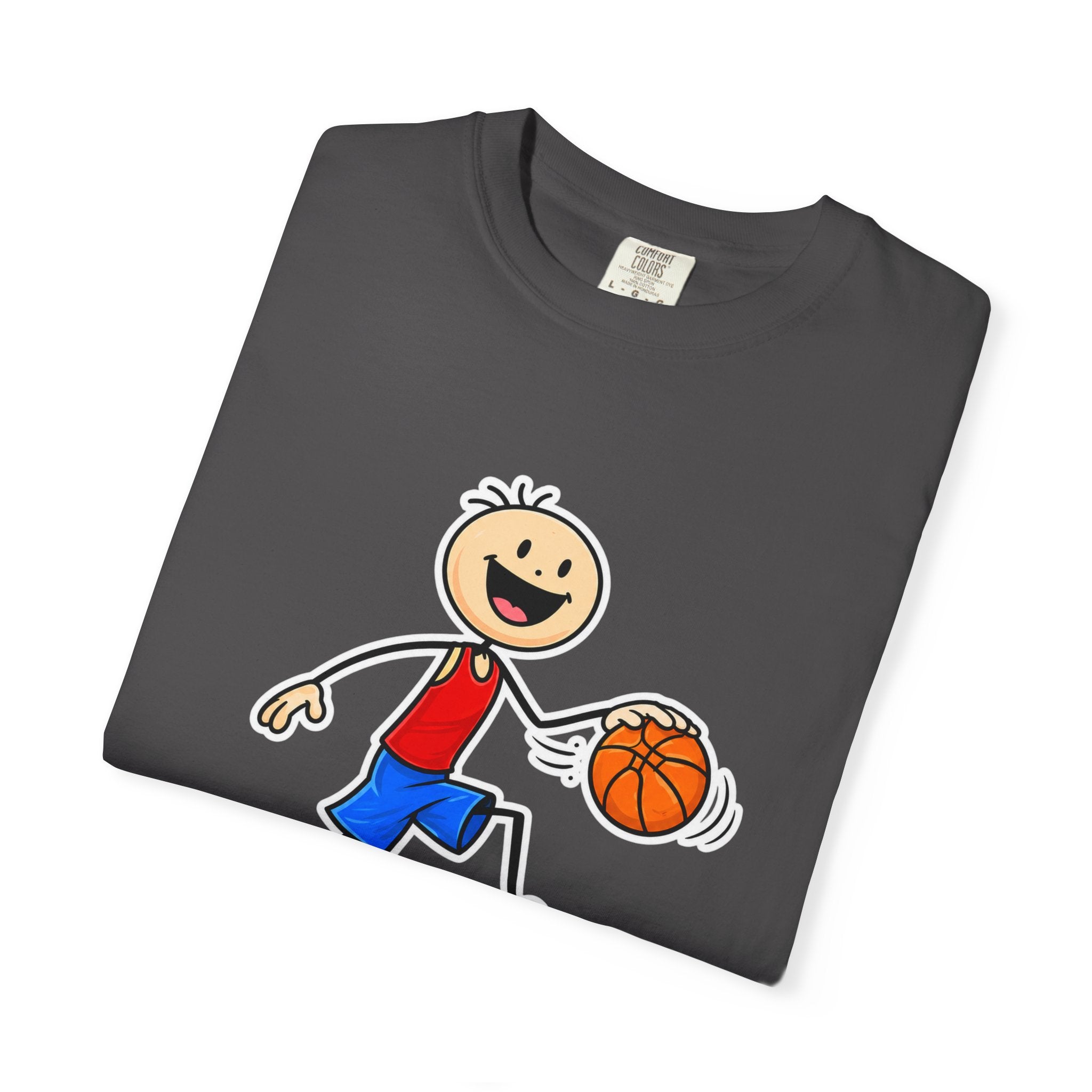 Basketball stck figure T-Shirt — "is my life" Sports Graphic Tee