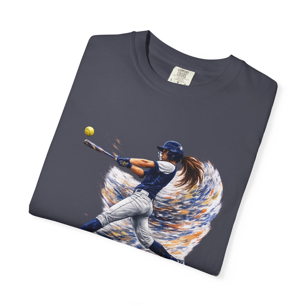 Baseball Batter Brushstroke Short Sleeve T-Shirt