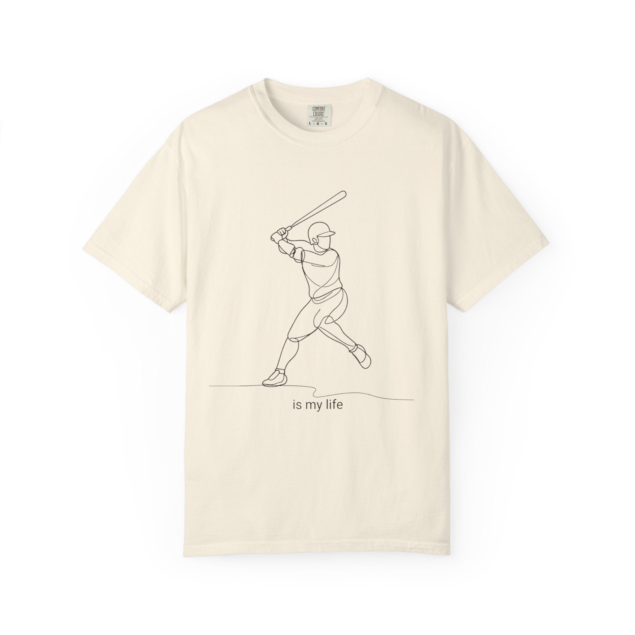 Baseball Outline Short Sleeve T-Shirt