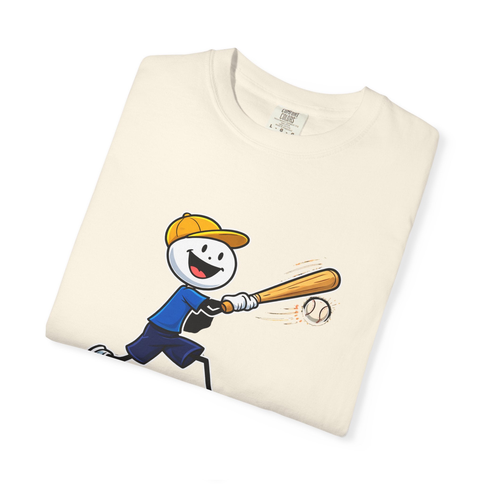Baseball Figure Short Sleeve T-Shirt