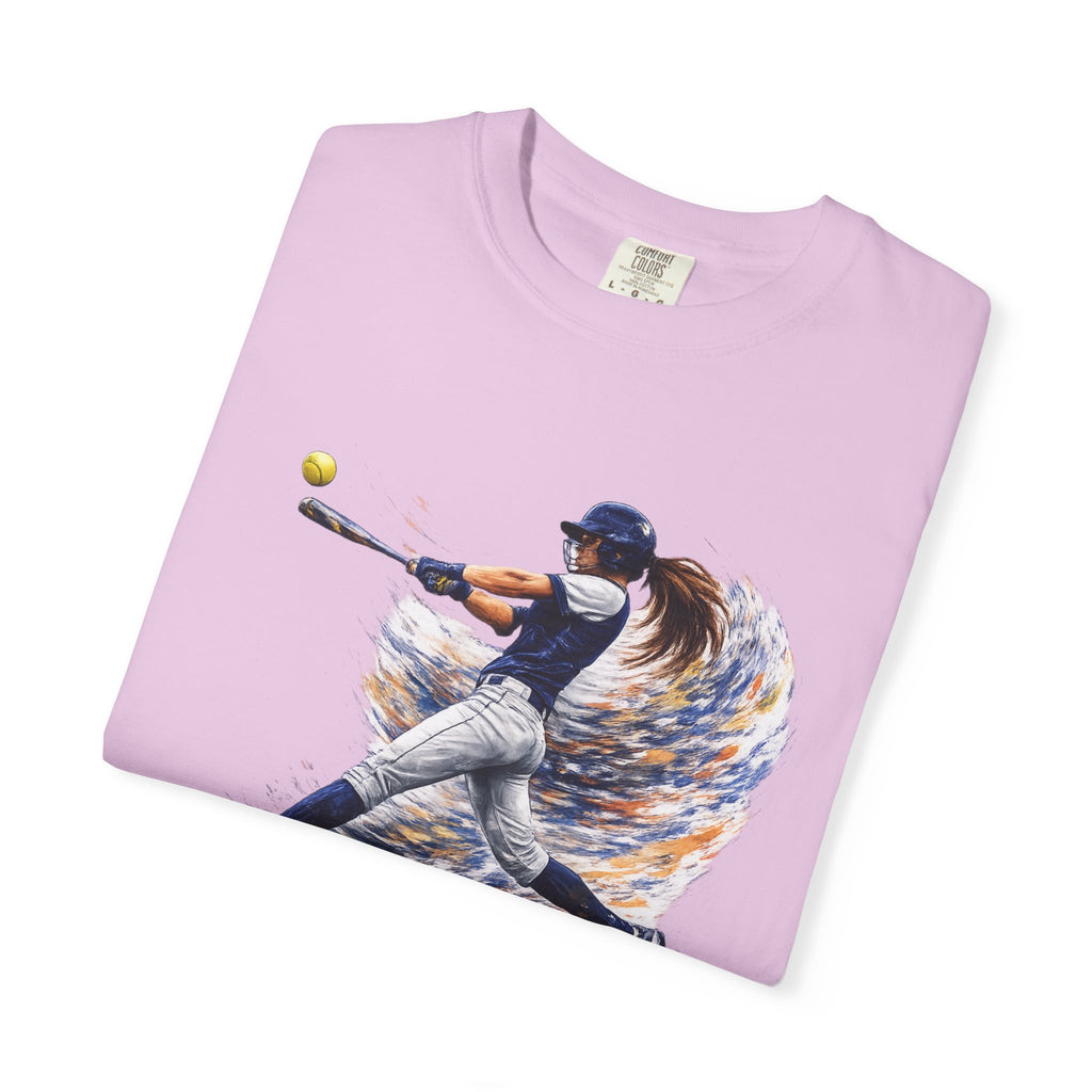 Baseball Batter Brushstroke Short Sleeve T-Shirt