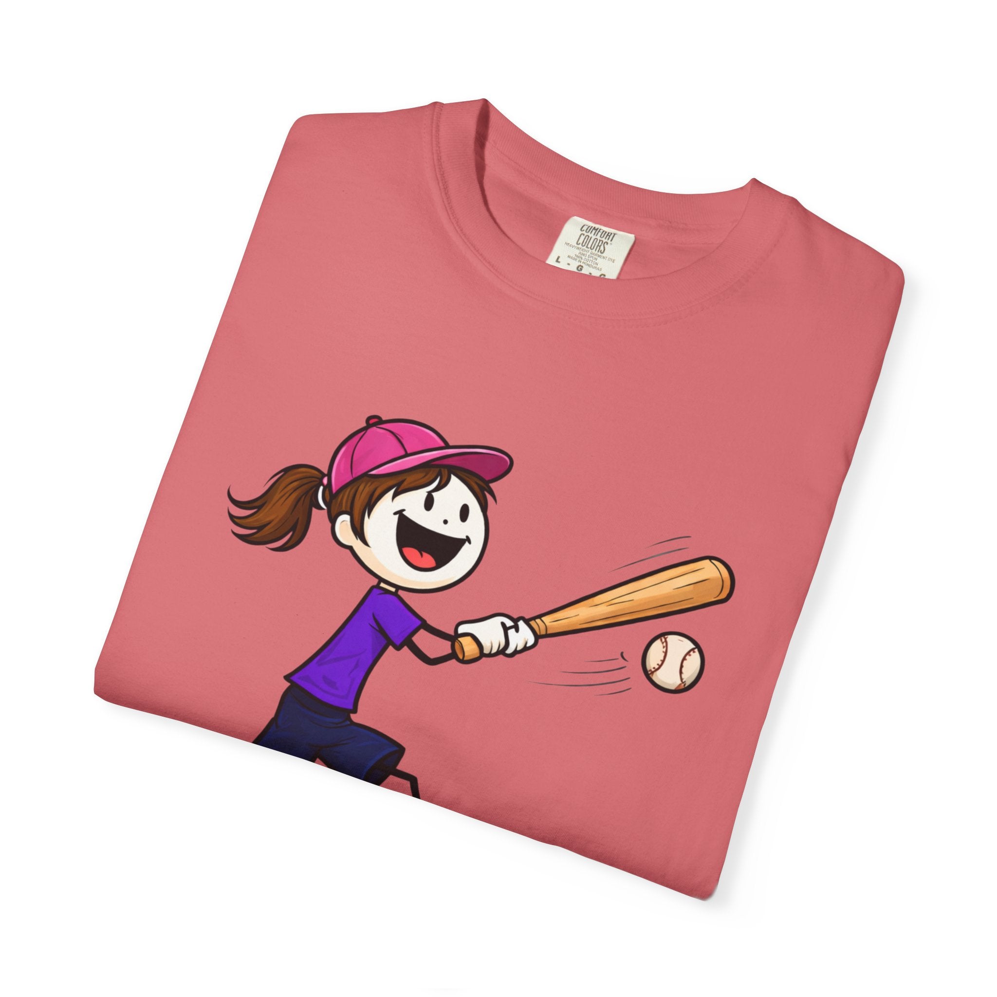 Baseball Figure Short Sleeve T-Shirt