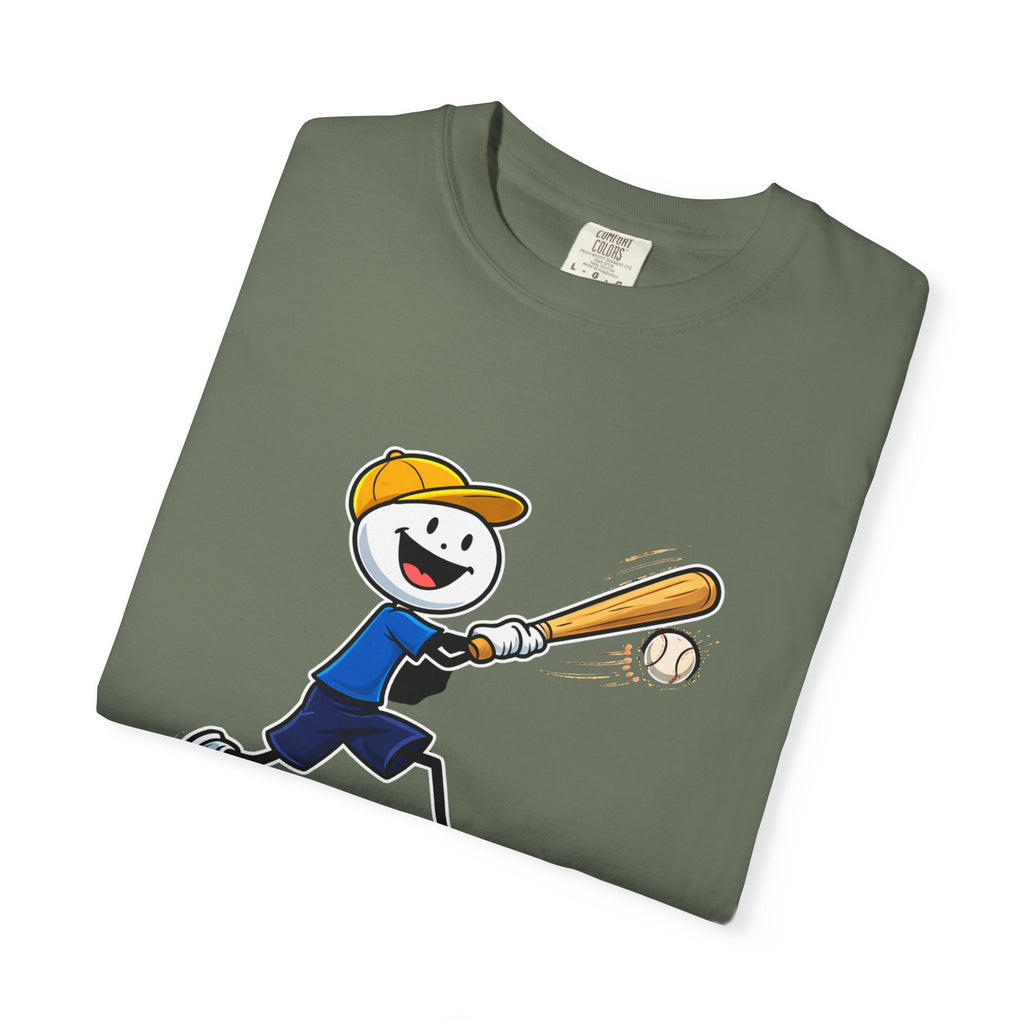 Baseball Figure Short Sleeve T-Shirt