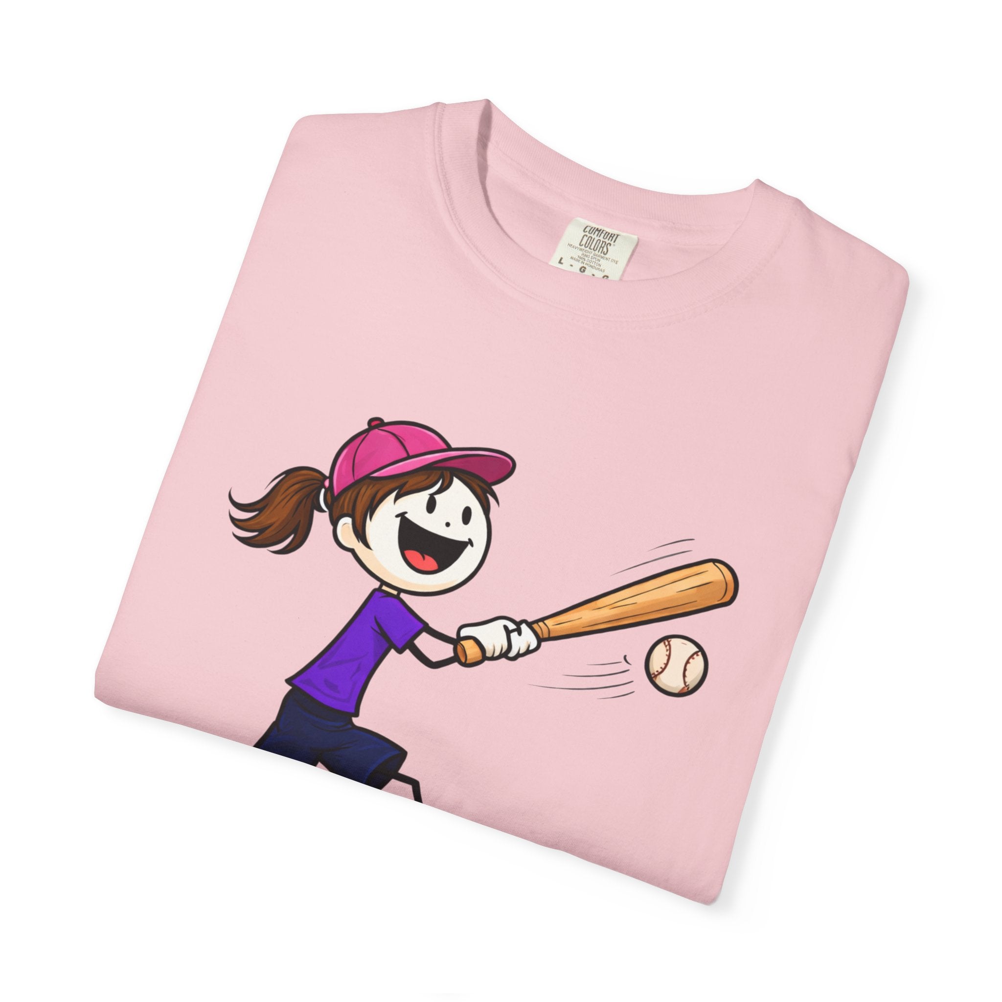 Baseball Figure Short Sleeve T-Shirt