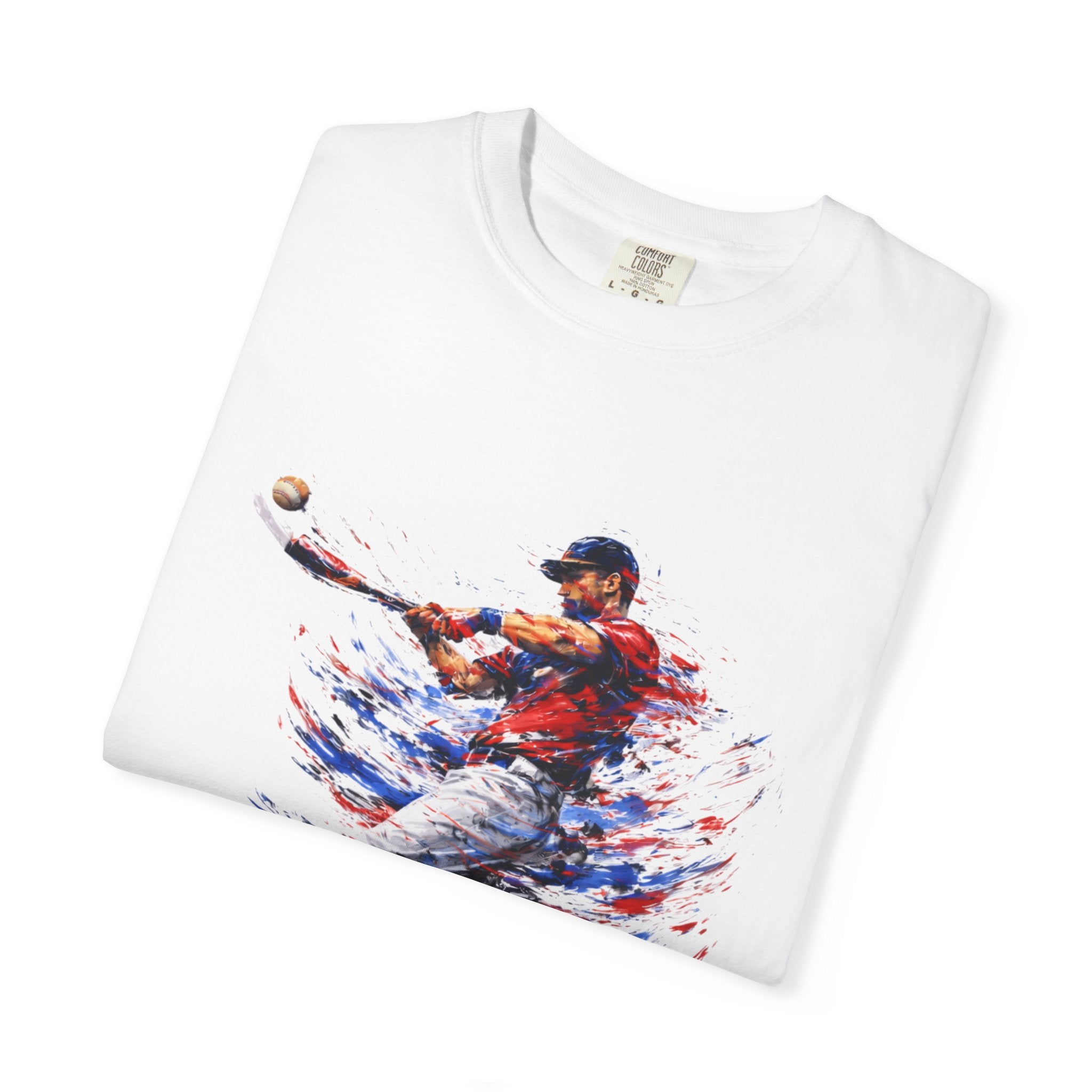 Baseball Brushstroke Short Sleeve T-Shirt