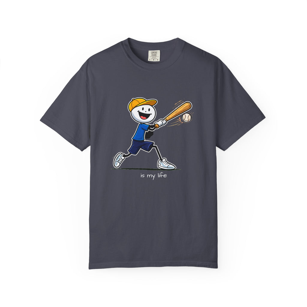Baseball Figure Short Sleeve T-Shirt