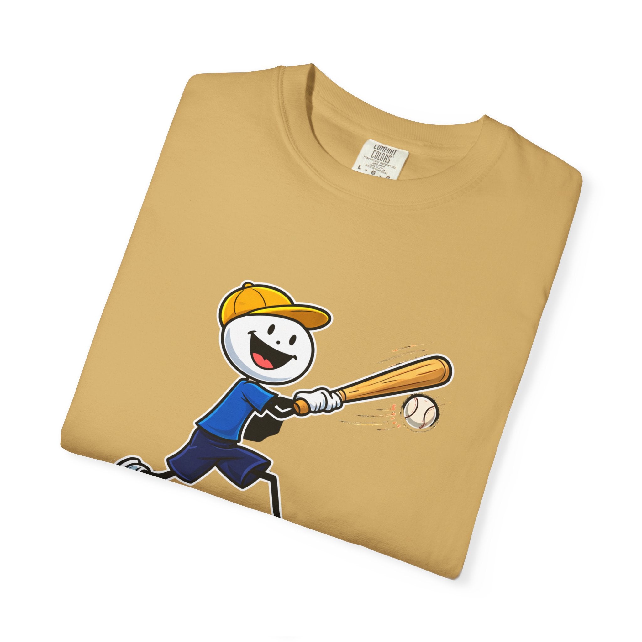 Baseball Figure Short Sleeve T-Shirt