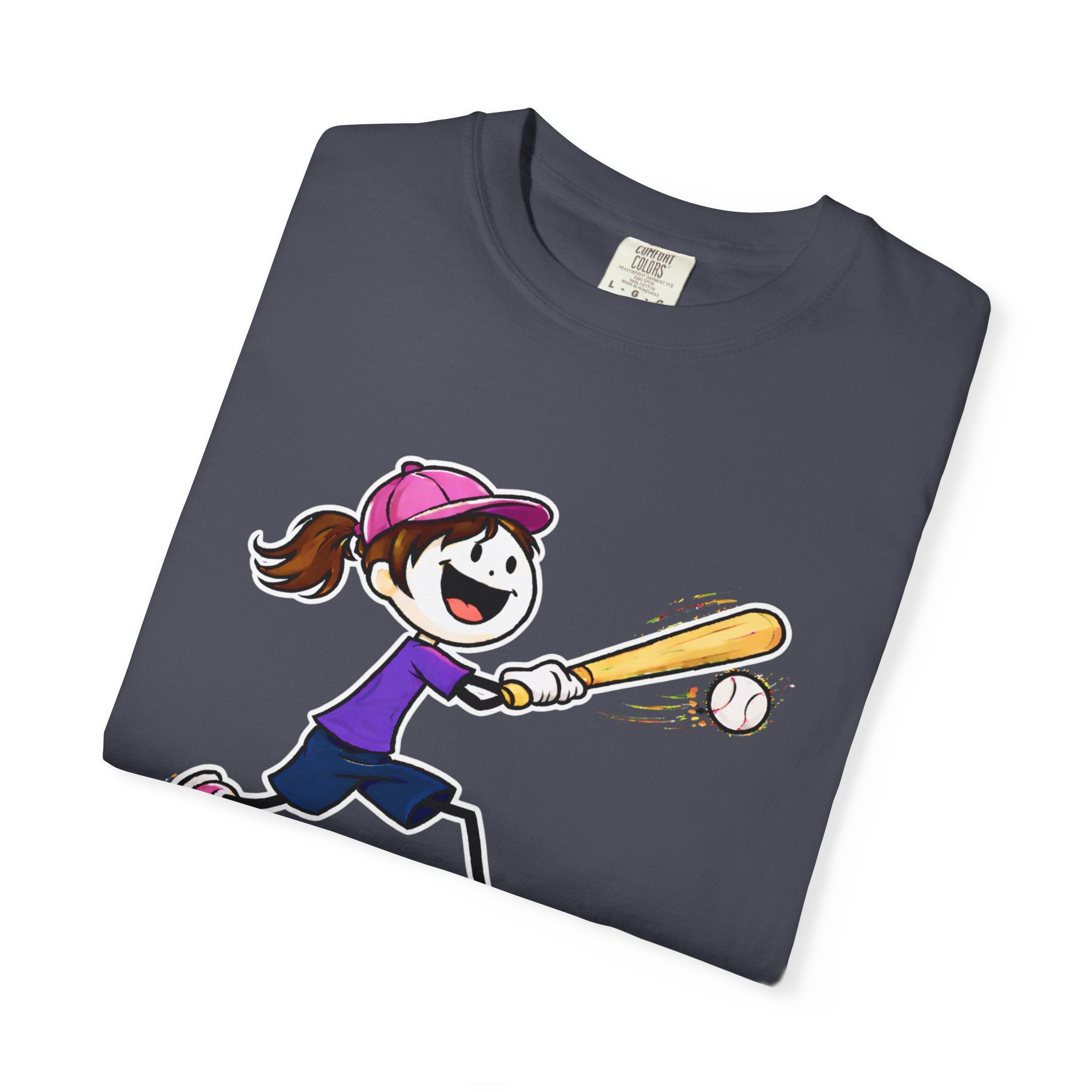 Baseball Figure Short Sleeve T-Shirt