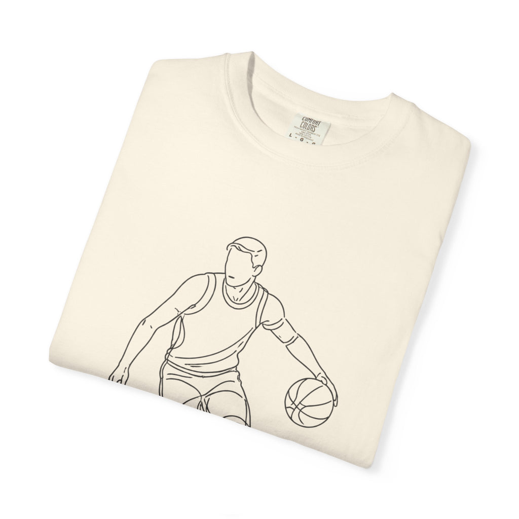 Basketball Is My Life T-Shirt — Minimal Line Art Basketball Tee