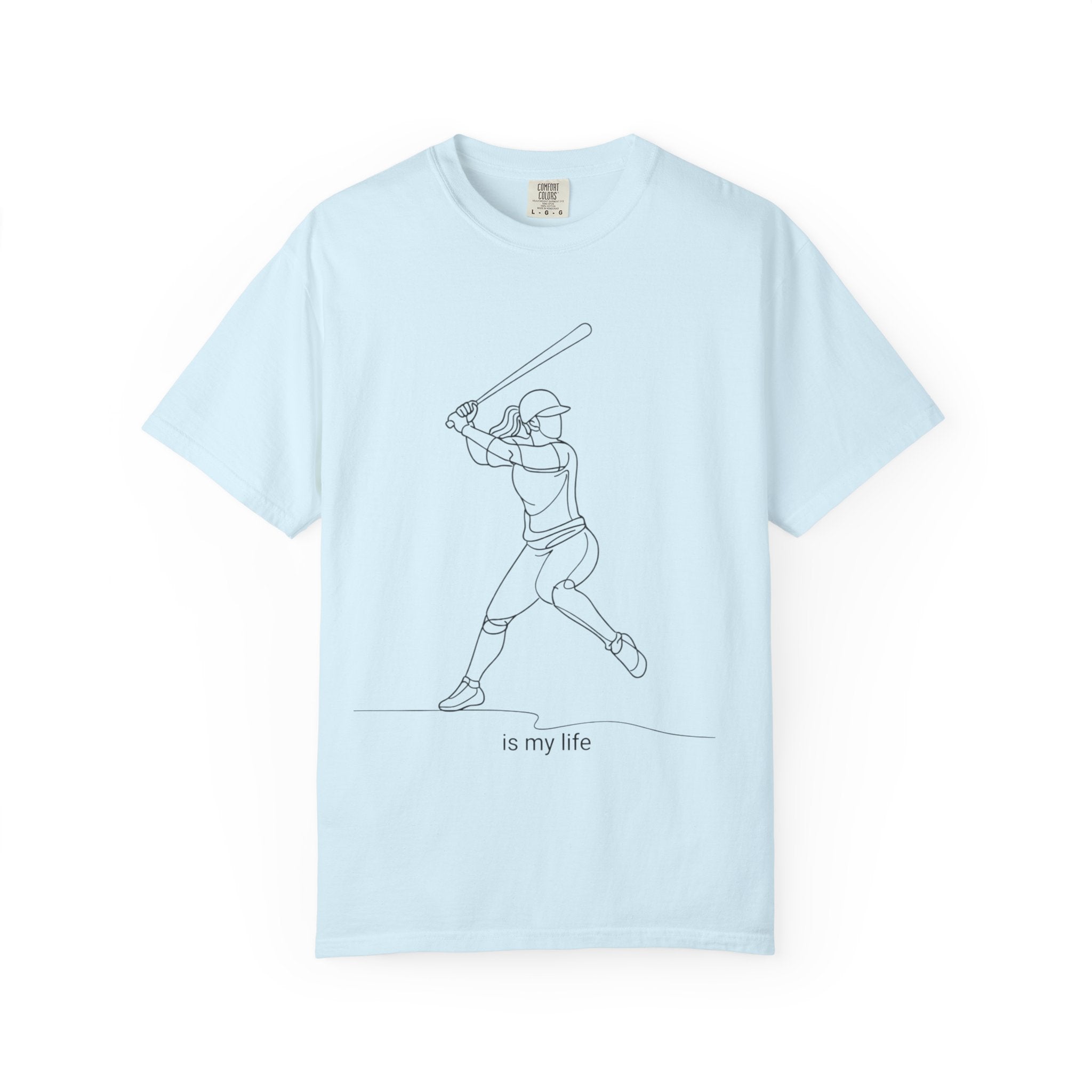 Baseball batter Outline Short Sleeve T-Shirt