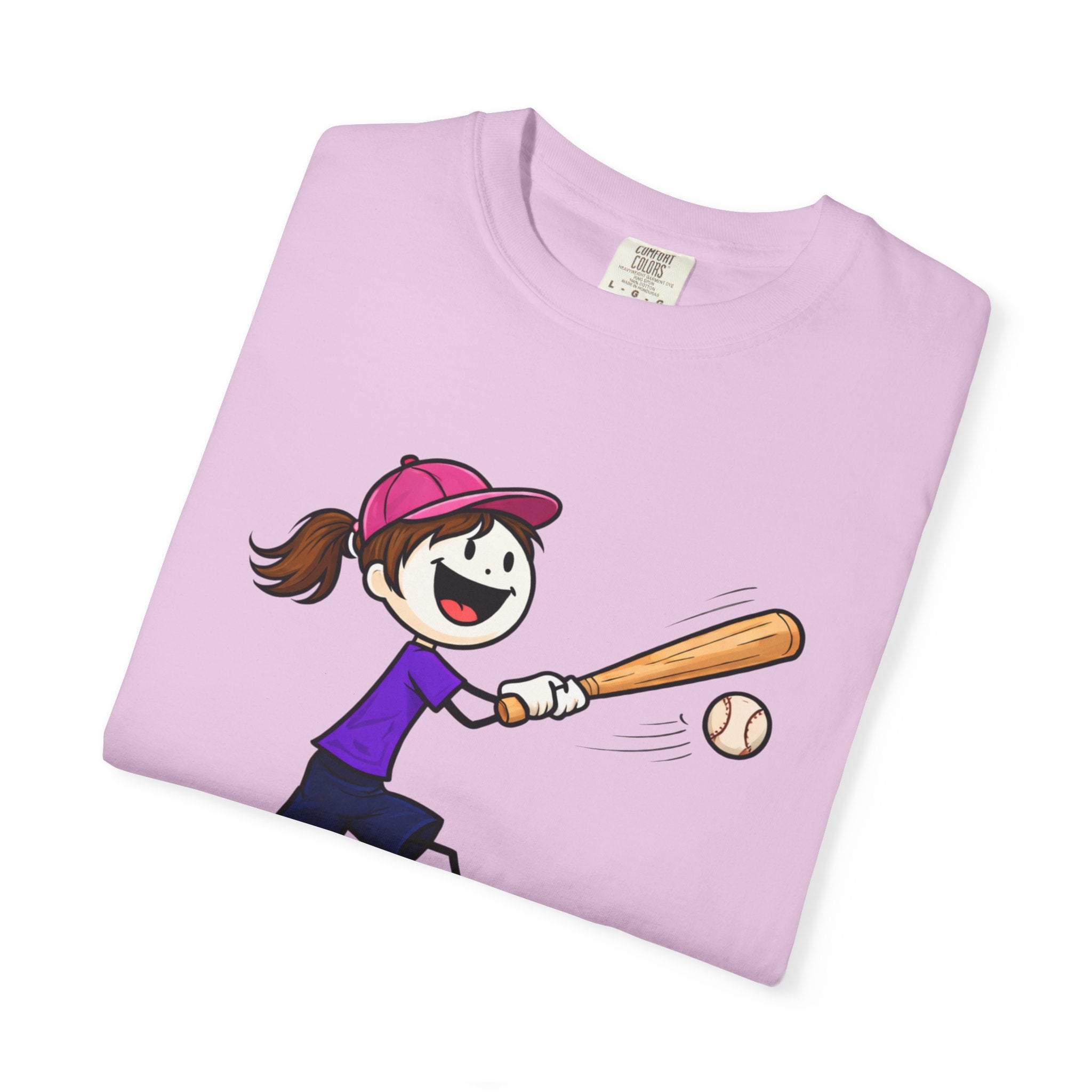 Baseball Figure Short Sleeve T-Shirt