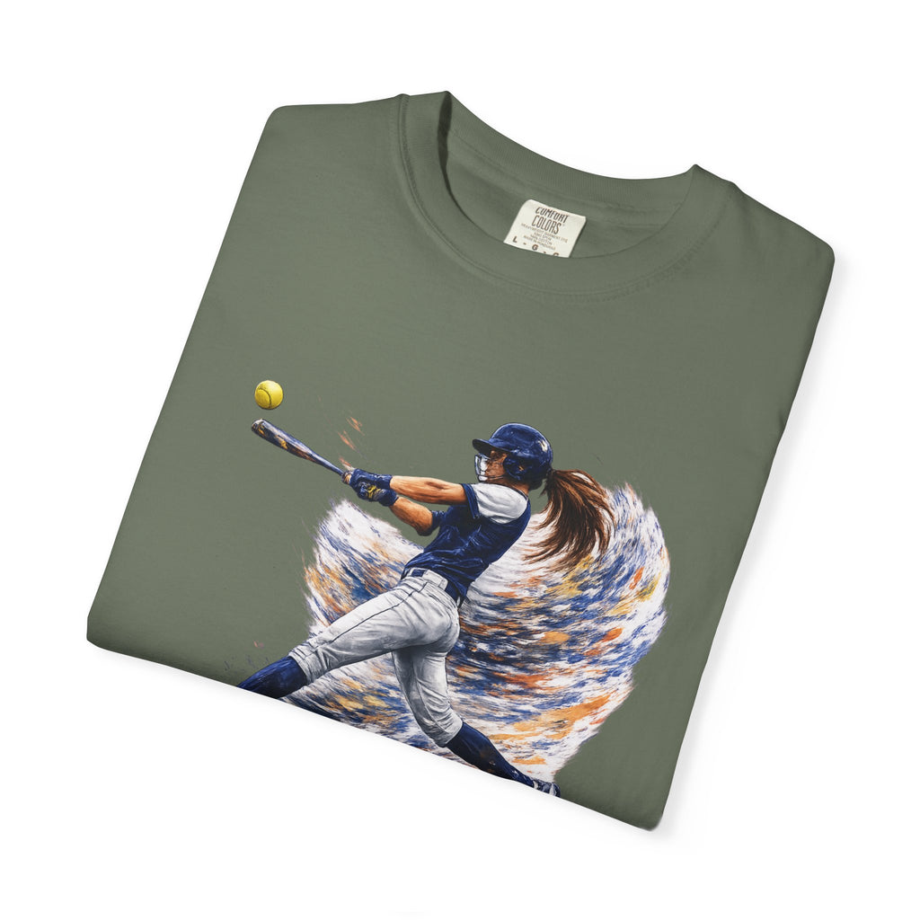 Baseball Batter Brushstroke Short Sleeve T-Shirt