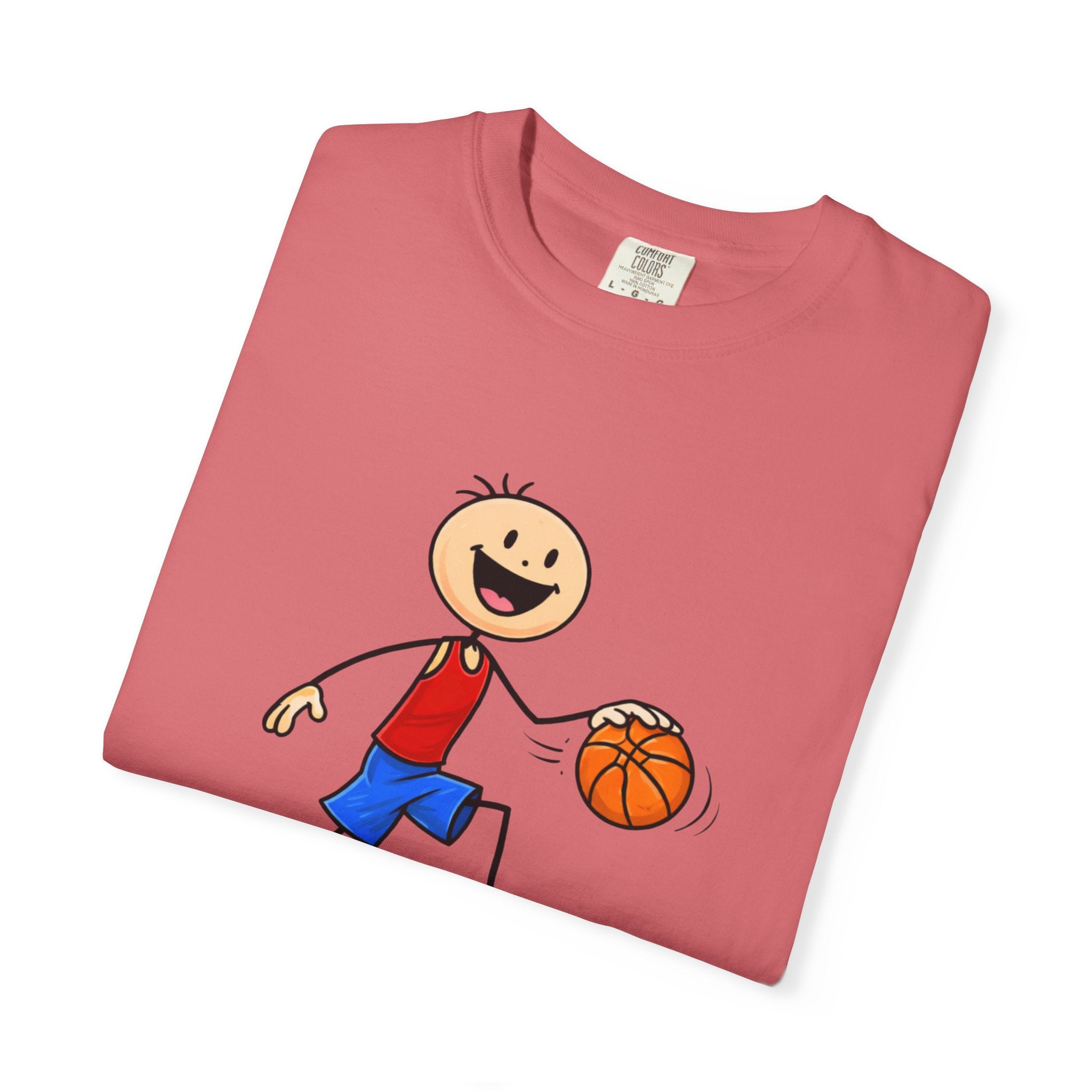 Basketball stck figure T-Shirt — "is my life" Sports Graphic Tee