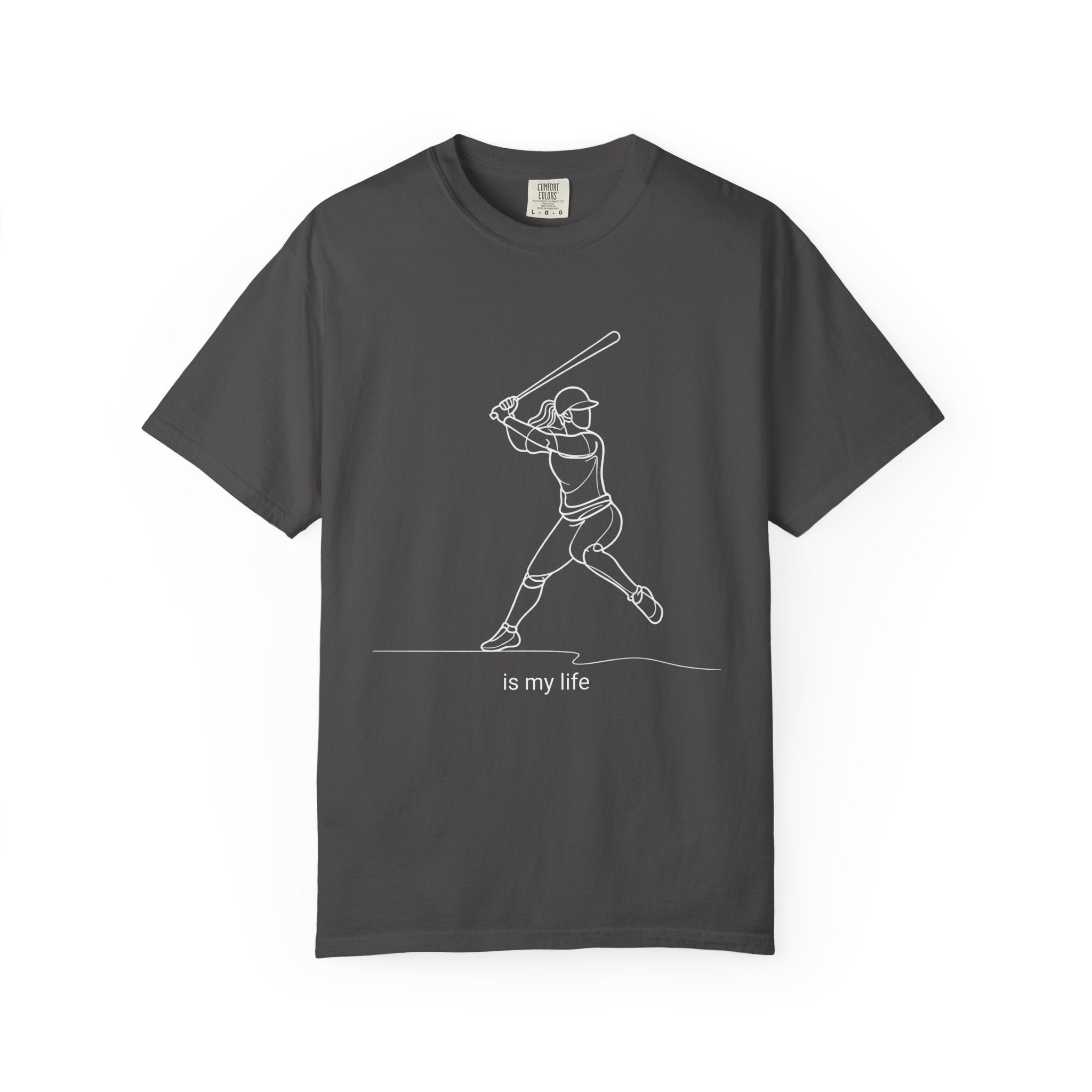 Baseball batter Outline Short Sleeve T-Shirt
