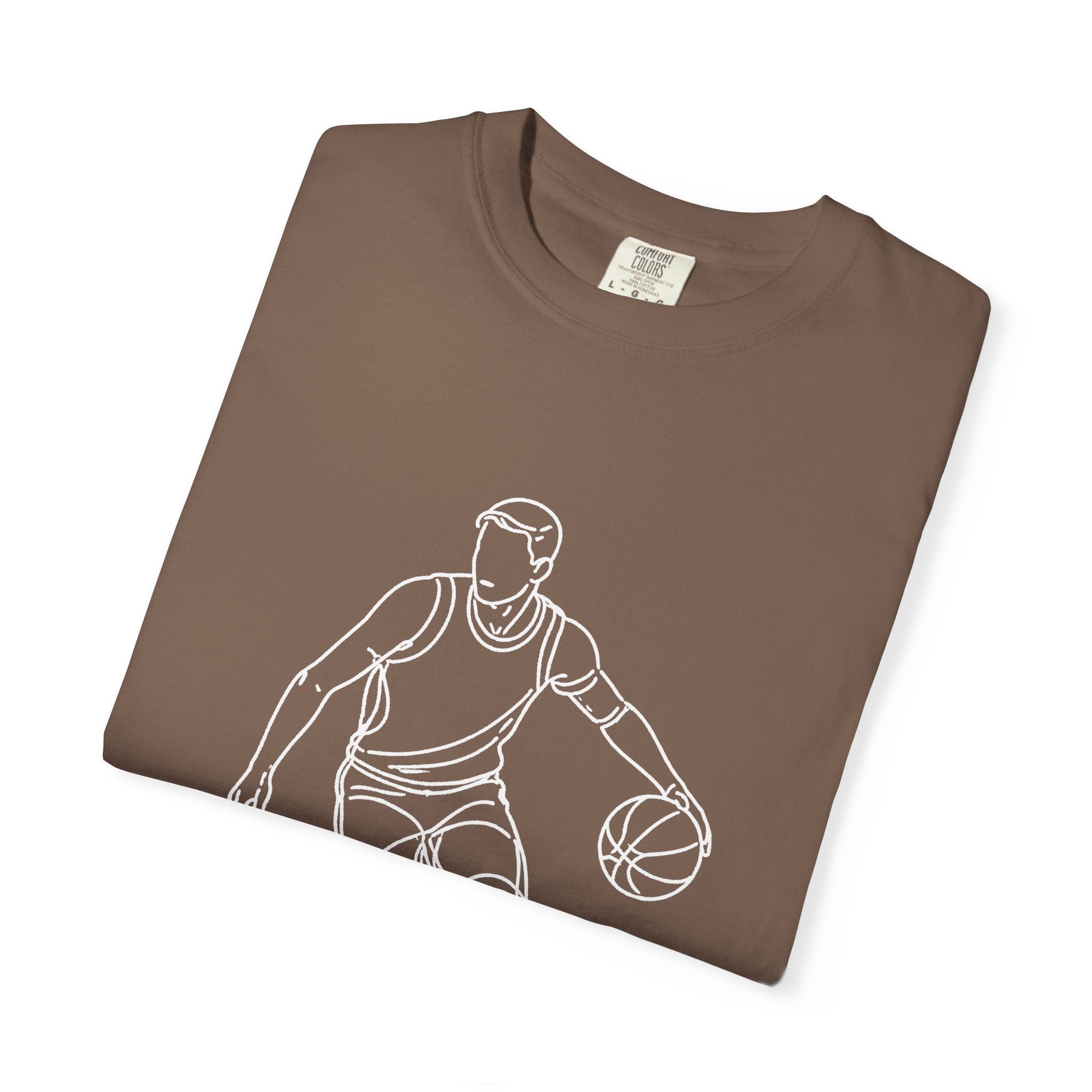 Basketball Is My Life T-Shirt — Minimal Line Art Basketball Tee