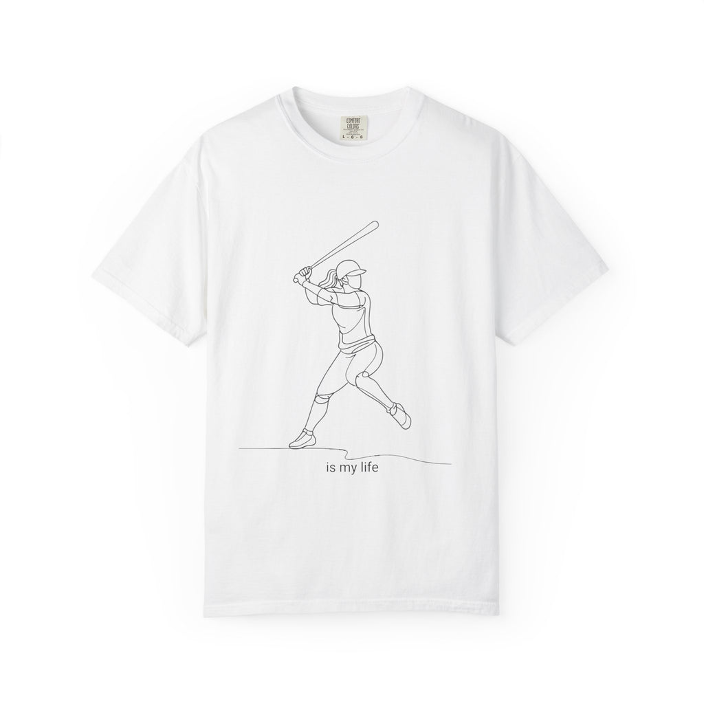 Baseball batter Outline Short Sleeve T-Shirt