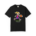 Basketball Figure Short Sleeve T-Shirt — "Basketball is my life" Sports Tee