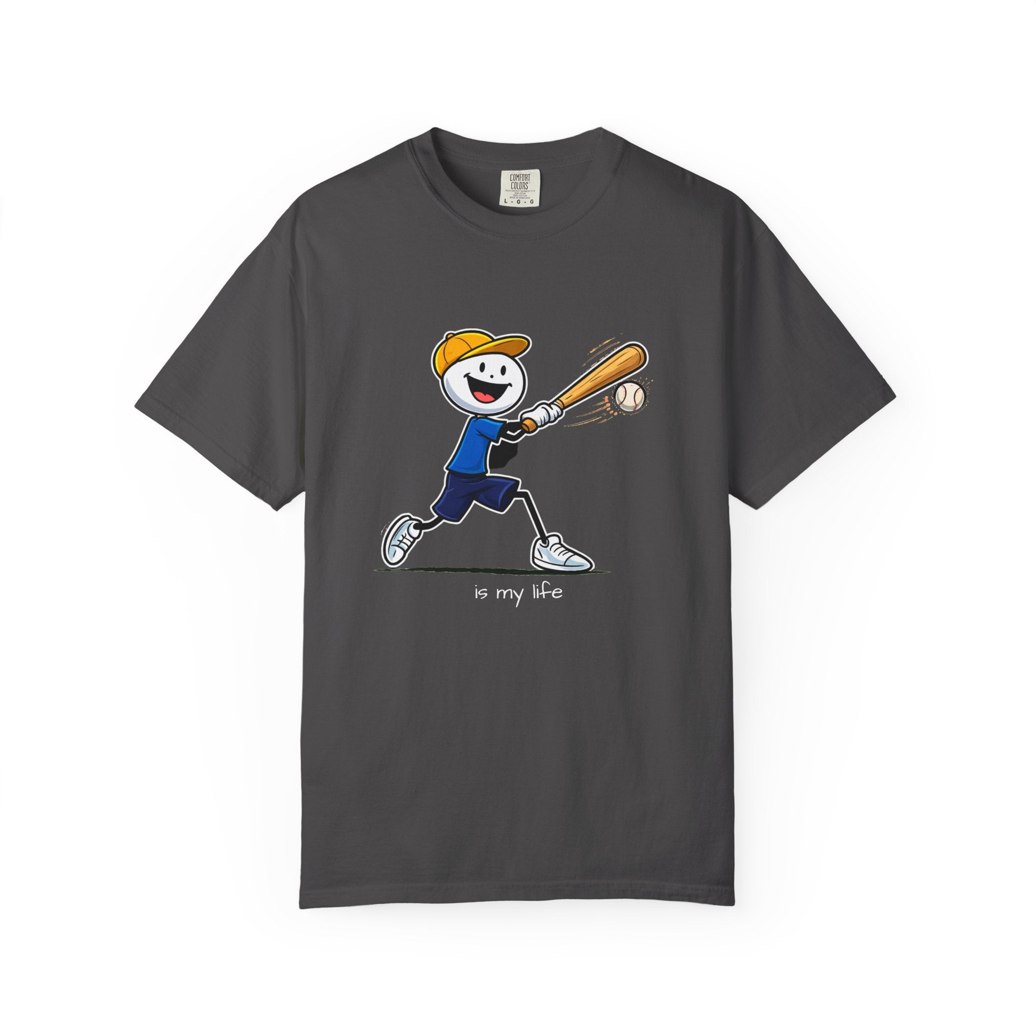 Baseball Figure Short Sleeve T-Shirt