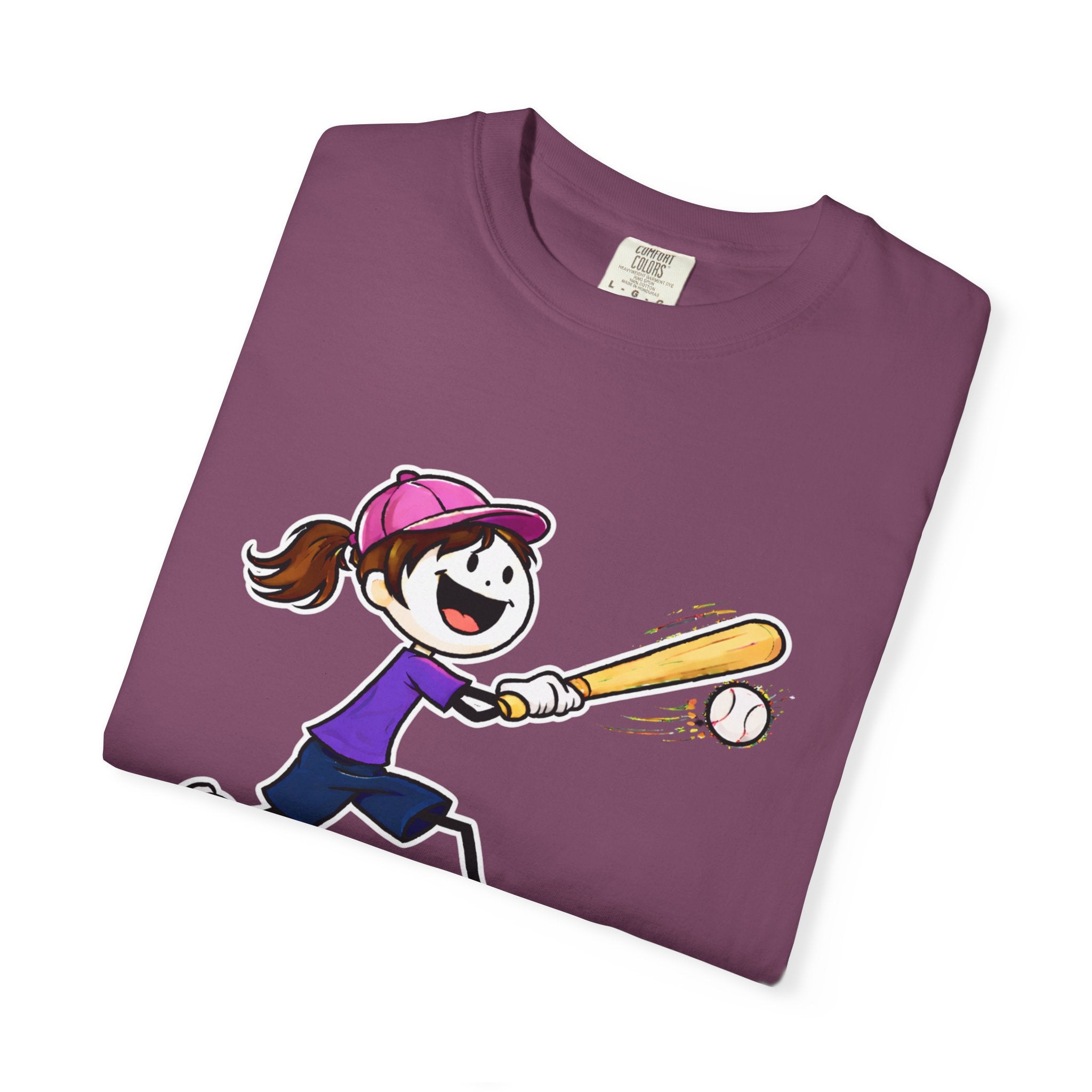 Baseball Figure Short Sleeve T-Shirt