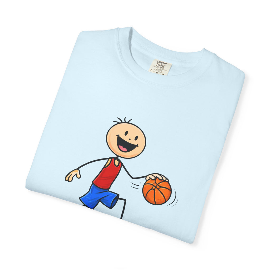 Basketball stck figure T-Shirt — "is my life" Sports Graphic Tee