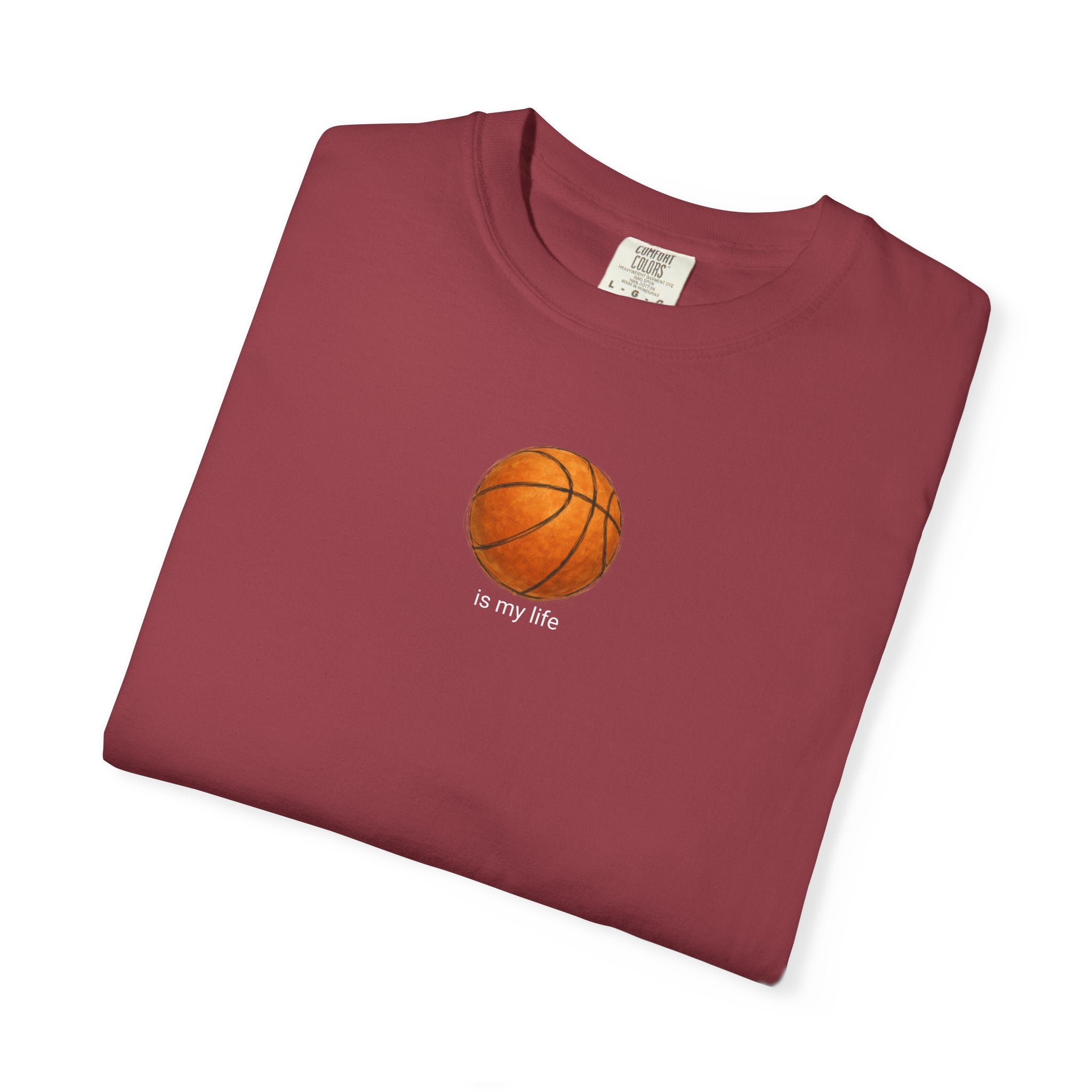 Basketball Graphic T‑Shirt — Minimal Ball Design