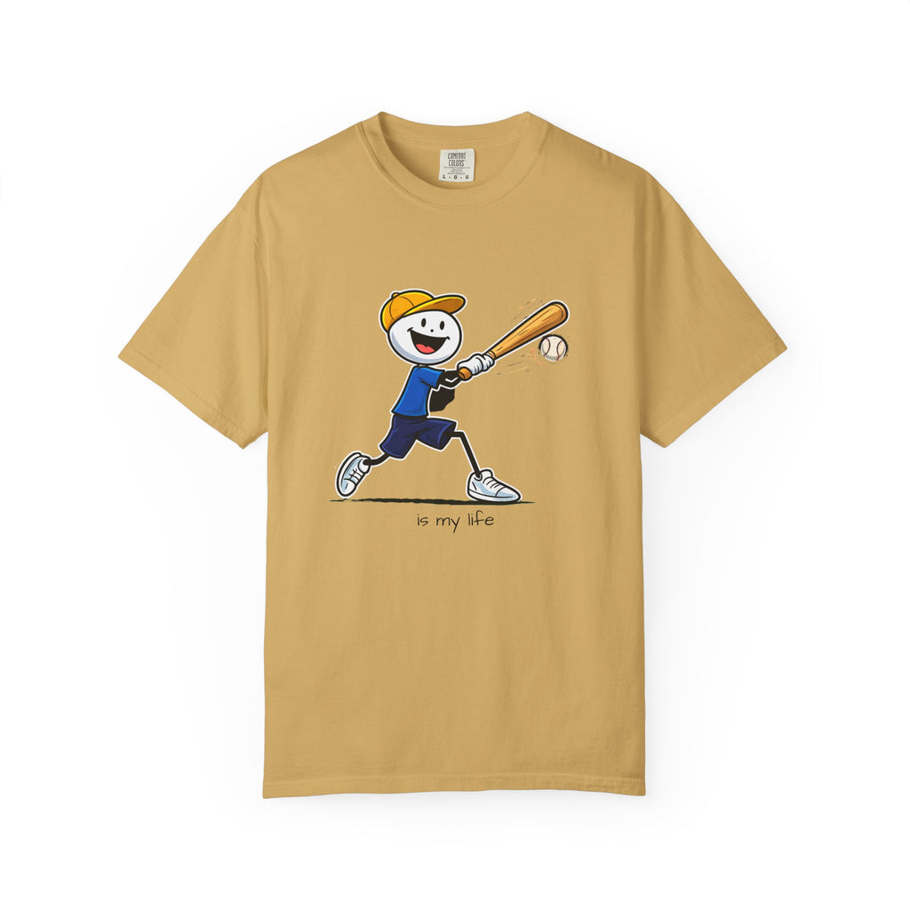 Baseball Figure Short Sleeve T-Shirt