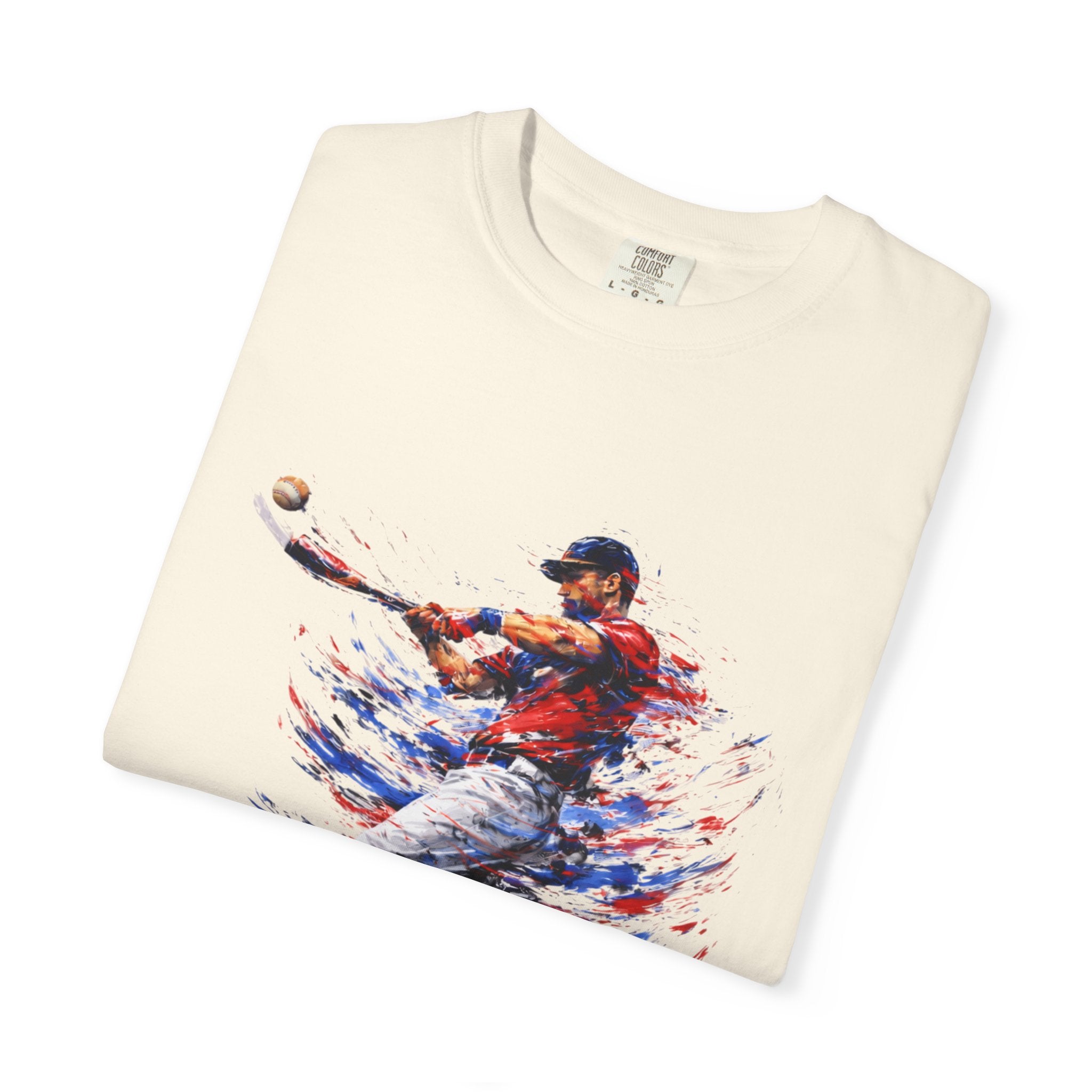 Baseball Brushstroke Short Sleeve T-Shirt