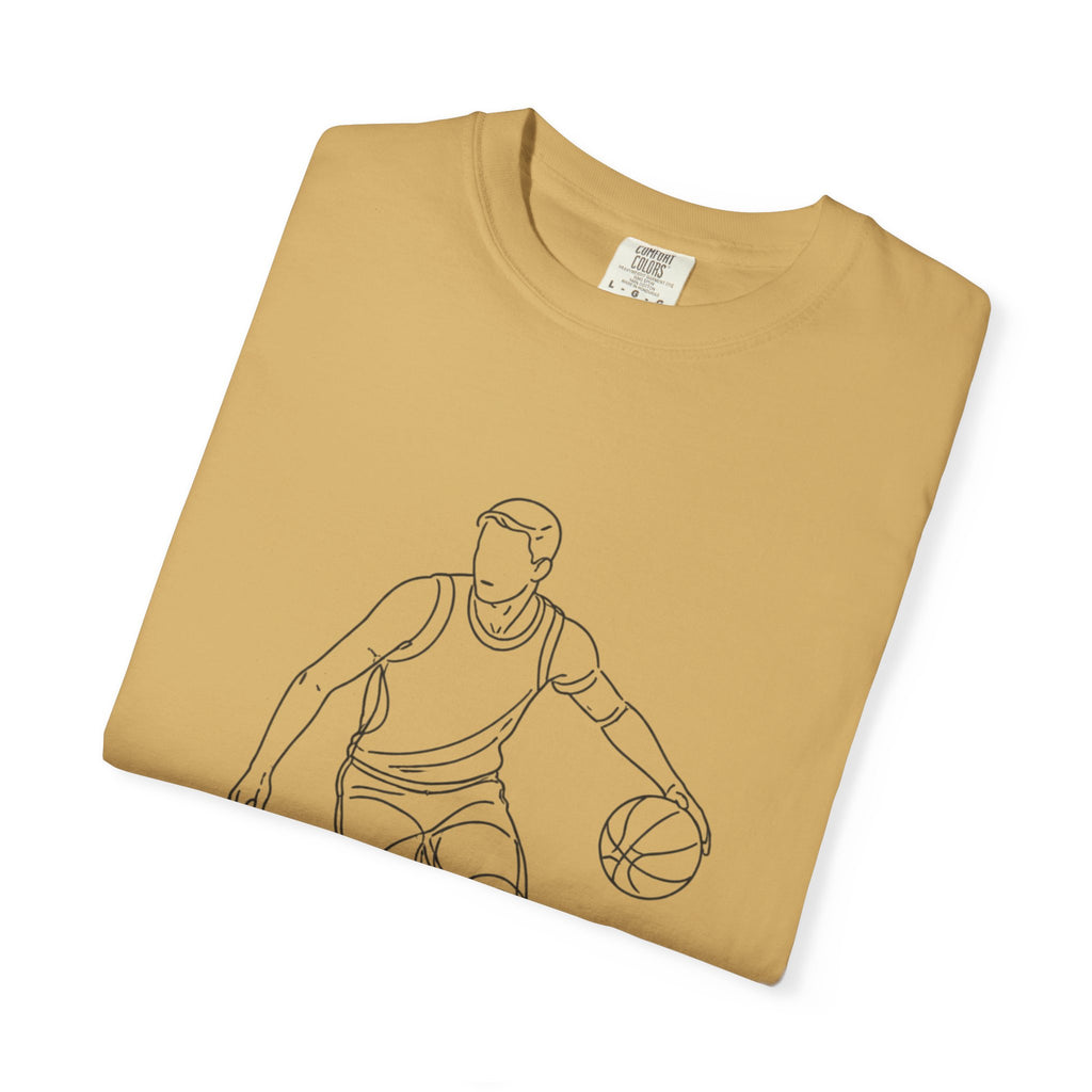 Basketball Is My Life T-Shirt — Minimal Line Art Basketball Tee
