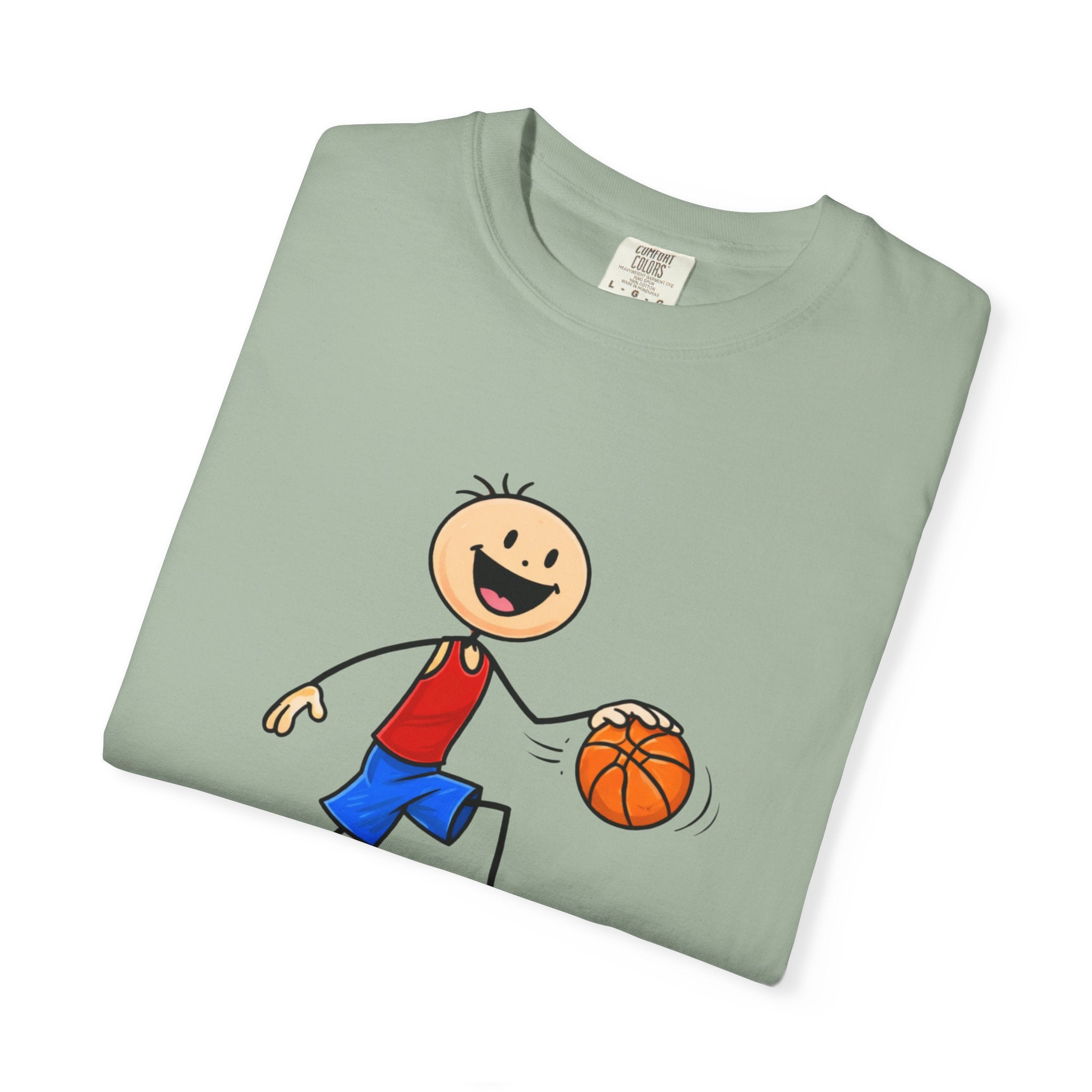 Basketball stck figure T-Shirt — "is my life" Sports Graphic Tee