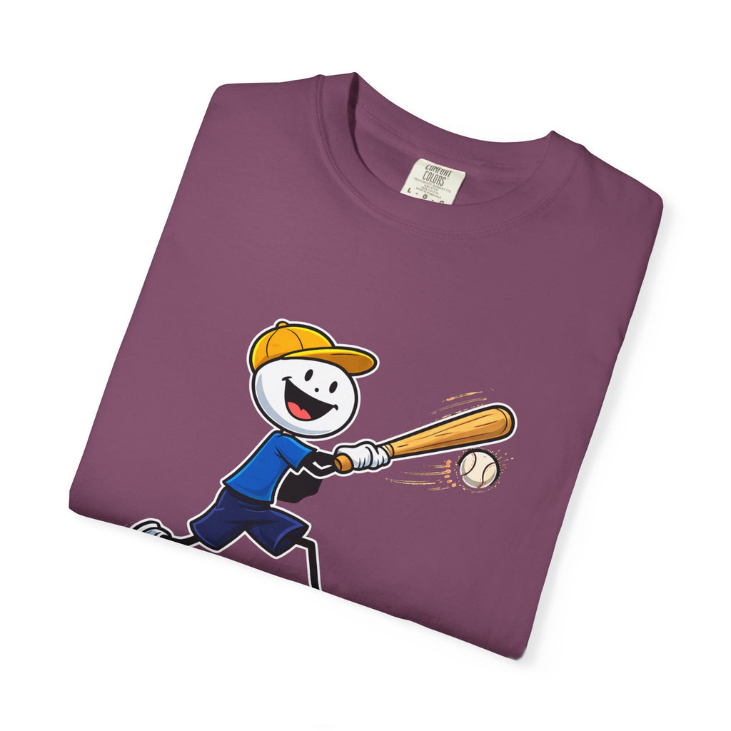 Baseball Figure Short Sleeve T-Shirt