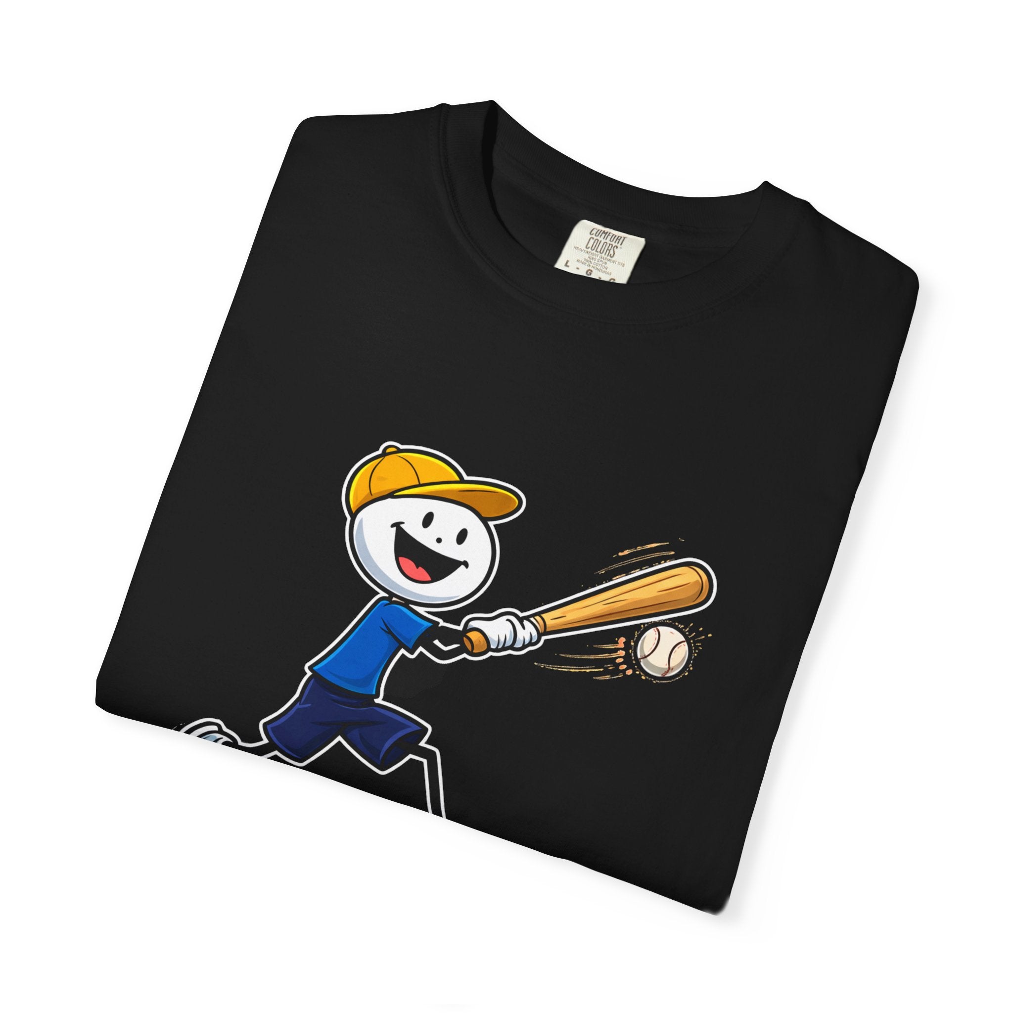 Baseball Figure Short Sleeve T-Shirt