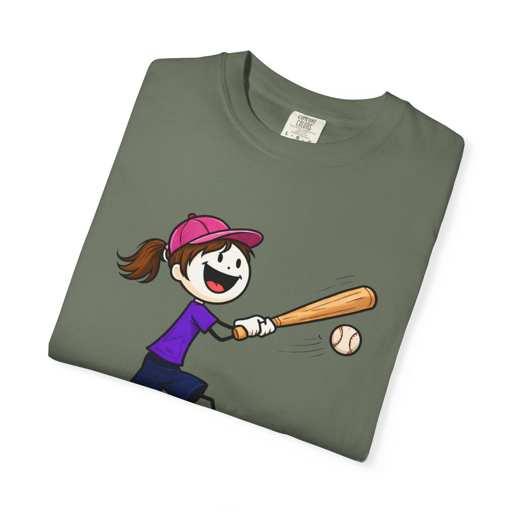 Baseball Figure Short Sleeve T-Shirt