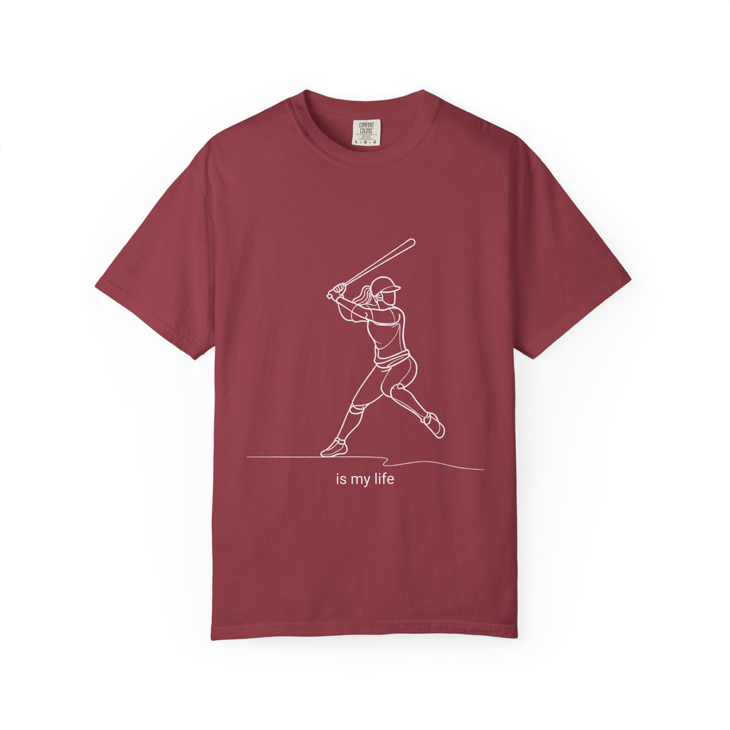 Baseball batter Outline Short Sleeve T-Shirt