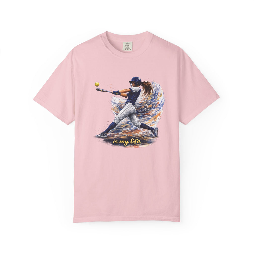 Baseball Batter Brushstroke Short Sleeve T-Shirt
